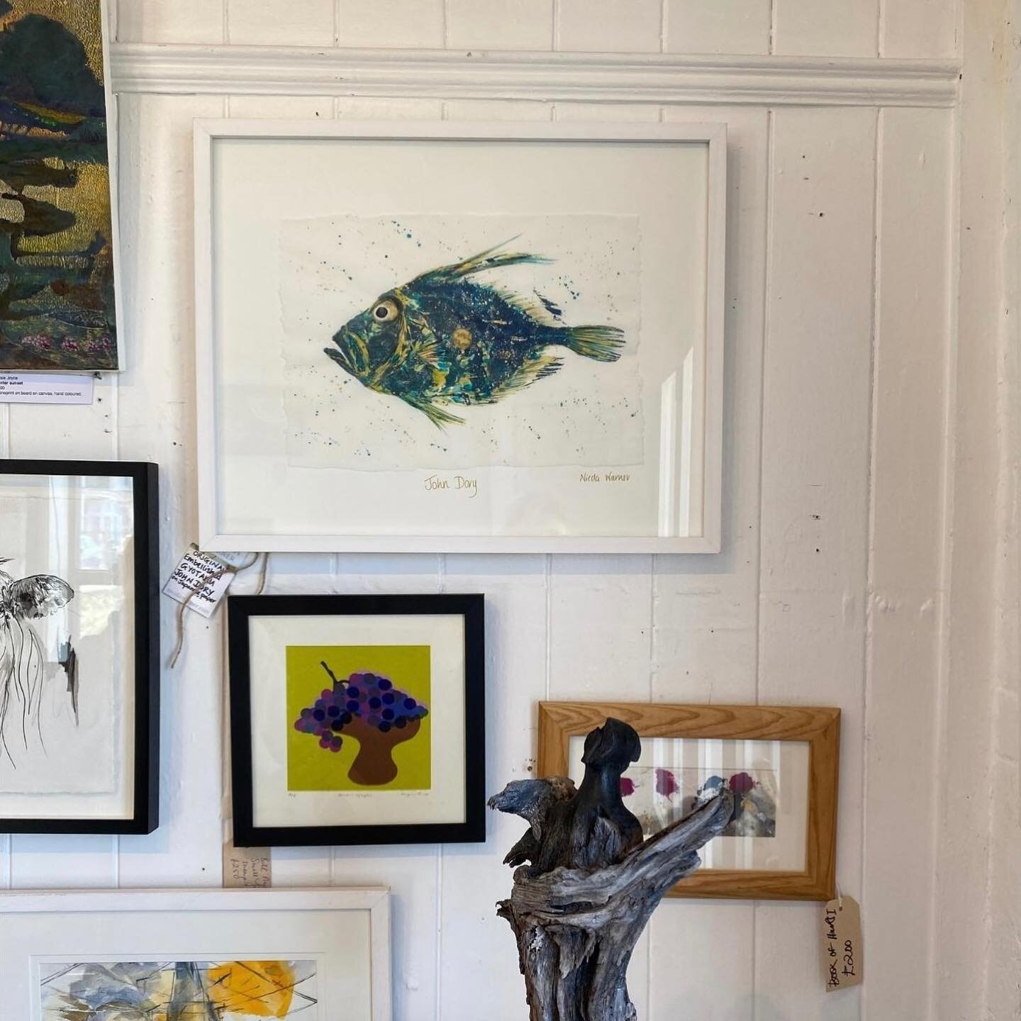 John Dory Gyotaku &bull; an original hand embellished Gyotaku on display at Aldeburgh Beach Lookout amongst art from 50 other artists, celebrating the 10th anniversary of The Arts Club Aldeburgh Beach 🏅

#aldeburgh #carnival #aldeburghcarnival #gyot