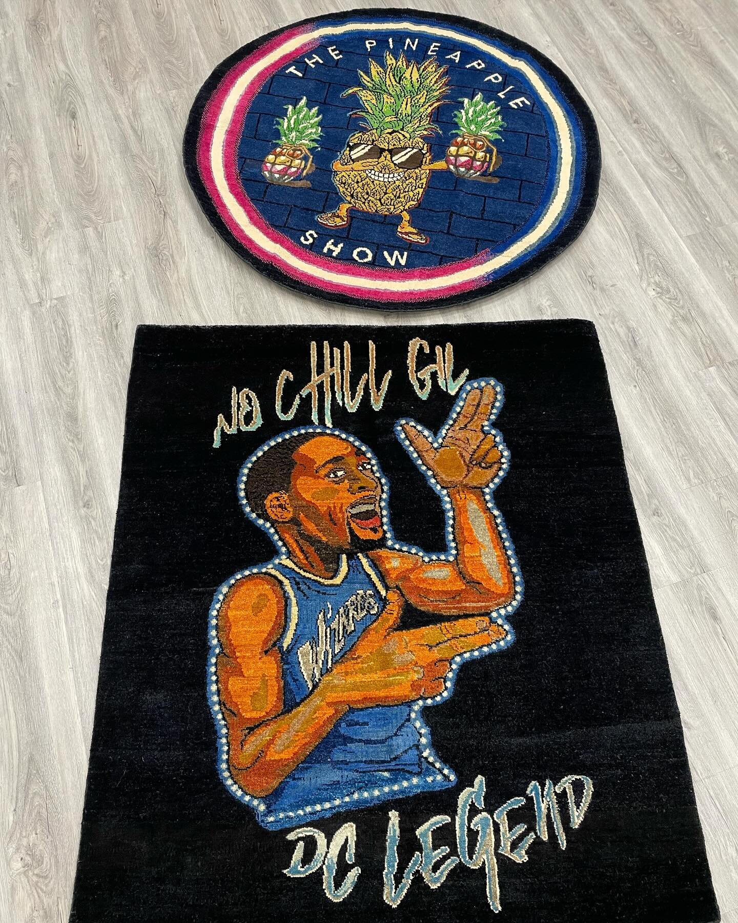 A couple pieces we did for @no.chill.gil
-
#rugs #customrugs #rugdesign #rugmaking #rugart #rugplug #customrug