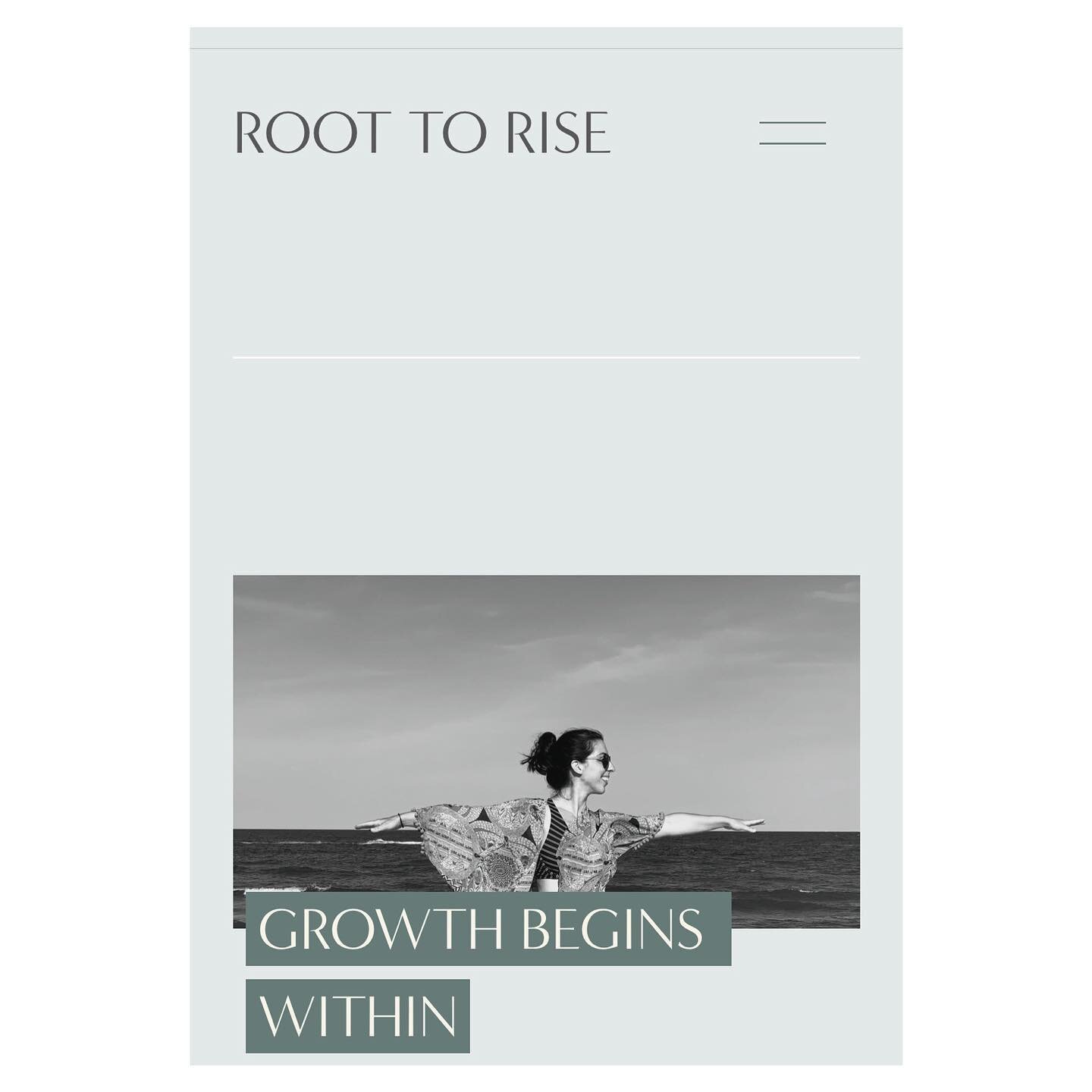 Introducing: Root to Rise

Many months, maybe years in the making. Part of my personal growth in 2021 was to move beyond perfectionism to share my gifts with the world. So, here she is, ready to bring you personalized yoga and wellness. 

Current off