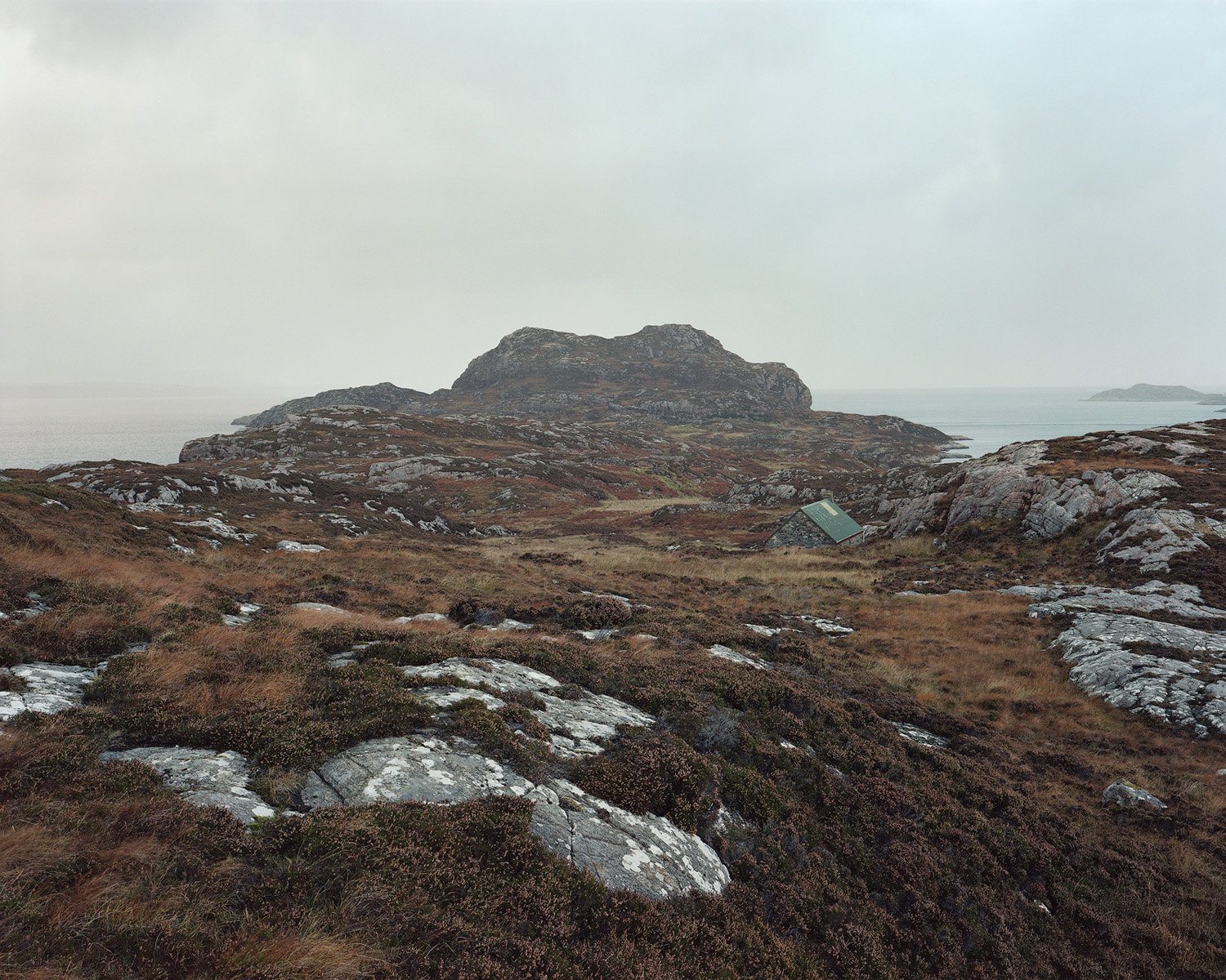 Mountain Bothy Photograph in Scotland, Nicholas J.R. White, Black Dots
