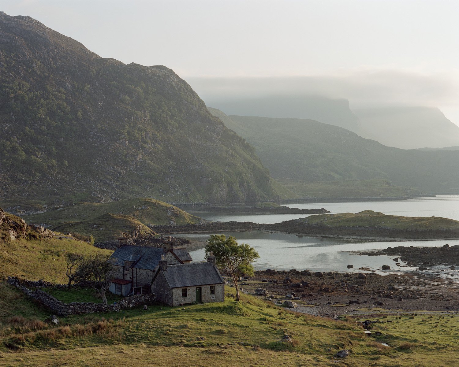 Mountain Bothy Photograph in Scotland, Nicholas J.R. White, Black Dots