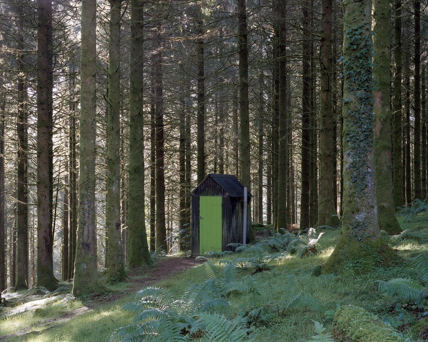 Mountain Bothy Photograph in Scotland, Nicholas J.R. White, Black Dots