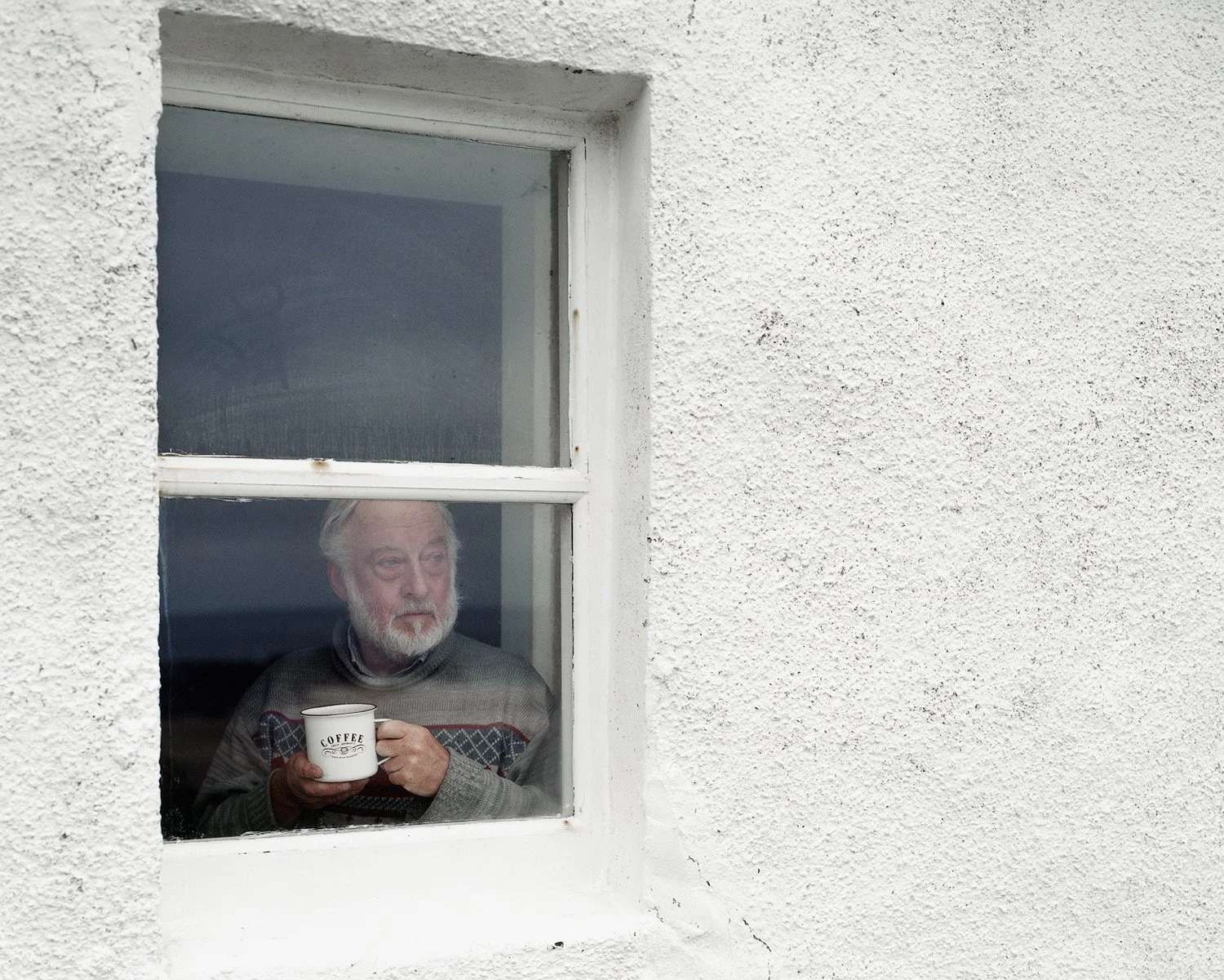 Mountain Bothy Photograph in Scotland, Nicholas J.R. White, Black Dots