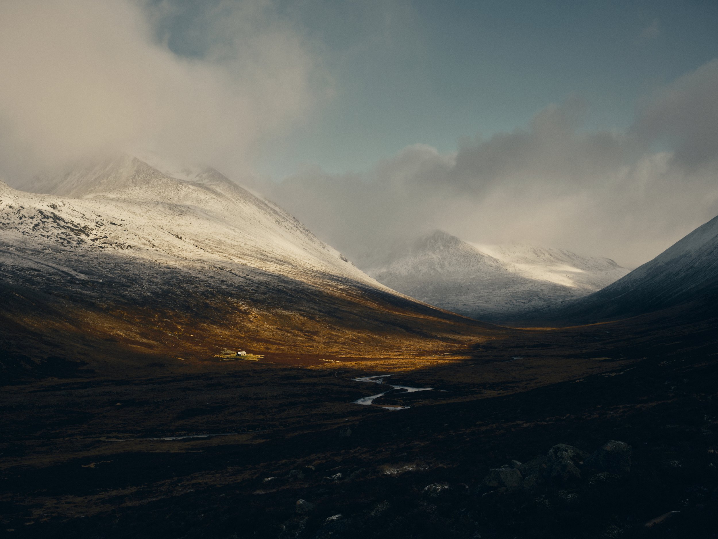 Corrour Bothy for The Financial Times