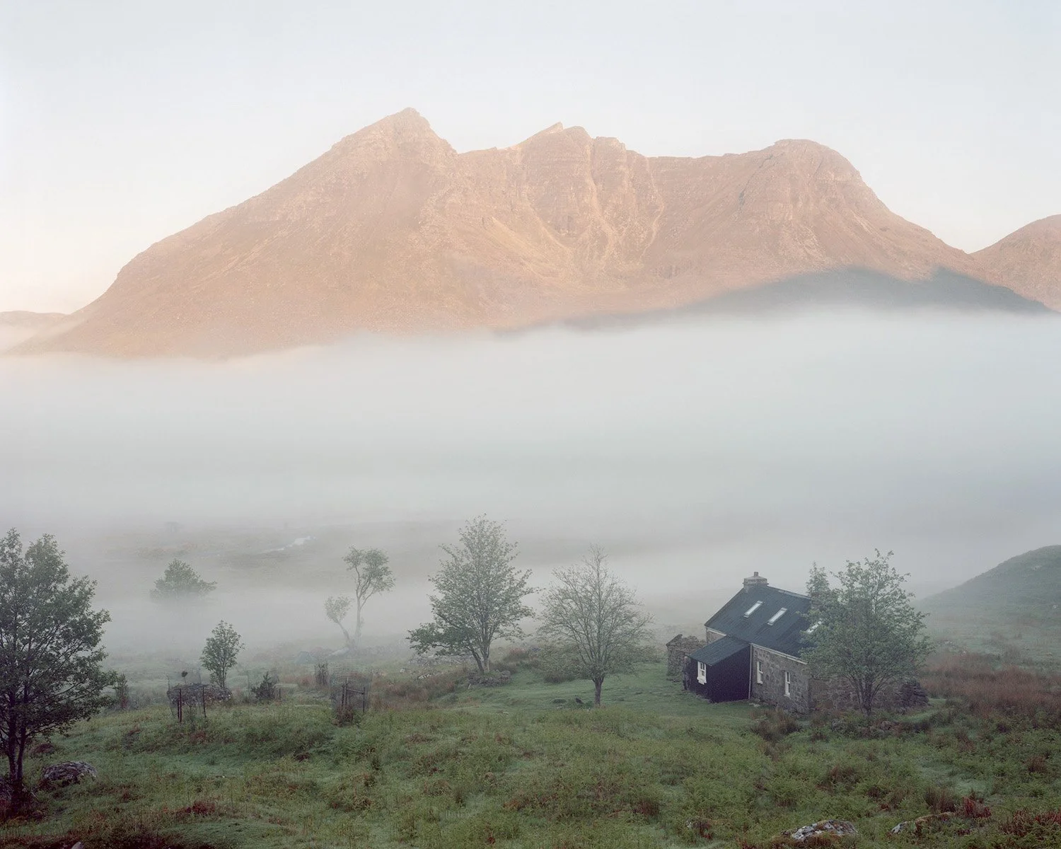 Mountain Bothy Photograph in Scotland, Nicholas J.R. White, Black Dots