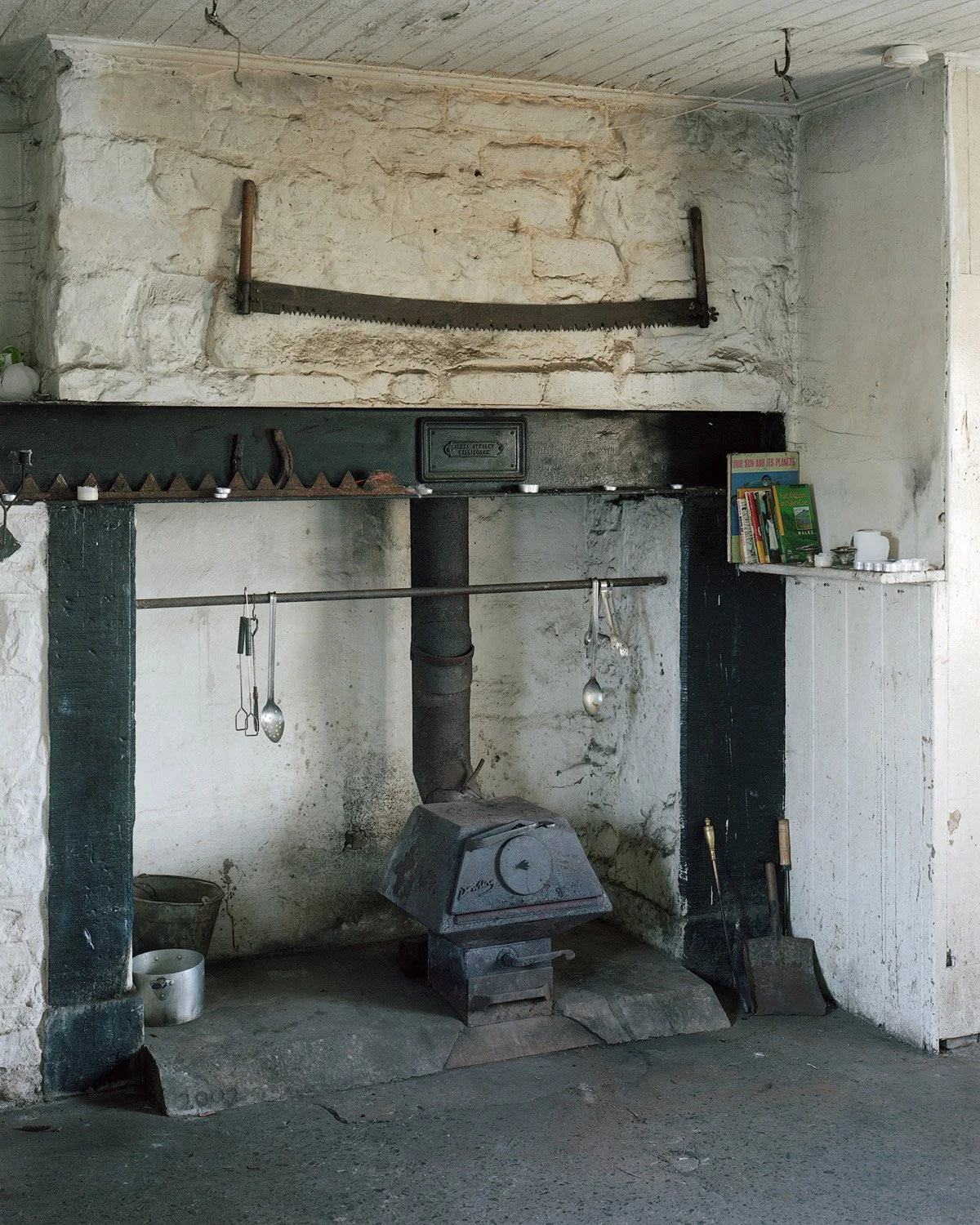 Mountain Bothy Photograph in Scotland, Nicholas J.R. White, Black Dots