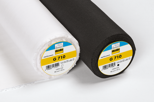 Cotton based Vlieseline G710 Iron On Fusible Interfacing for shirts, collars, cuffs and blouses, washable at 40 degrees