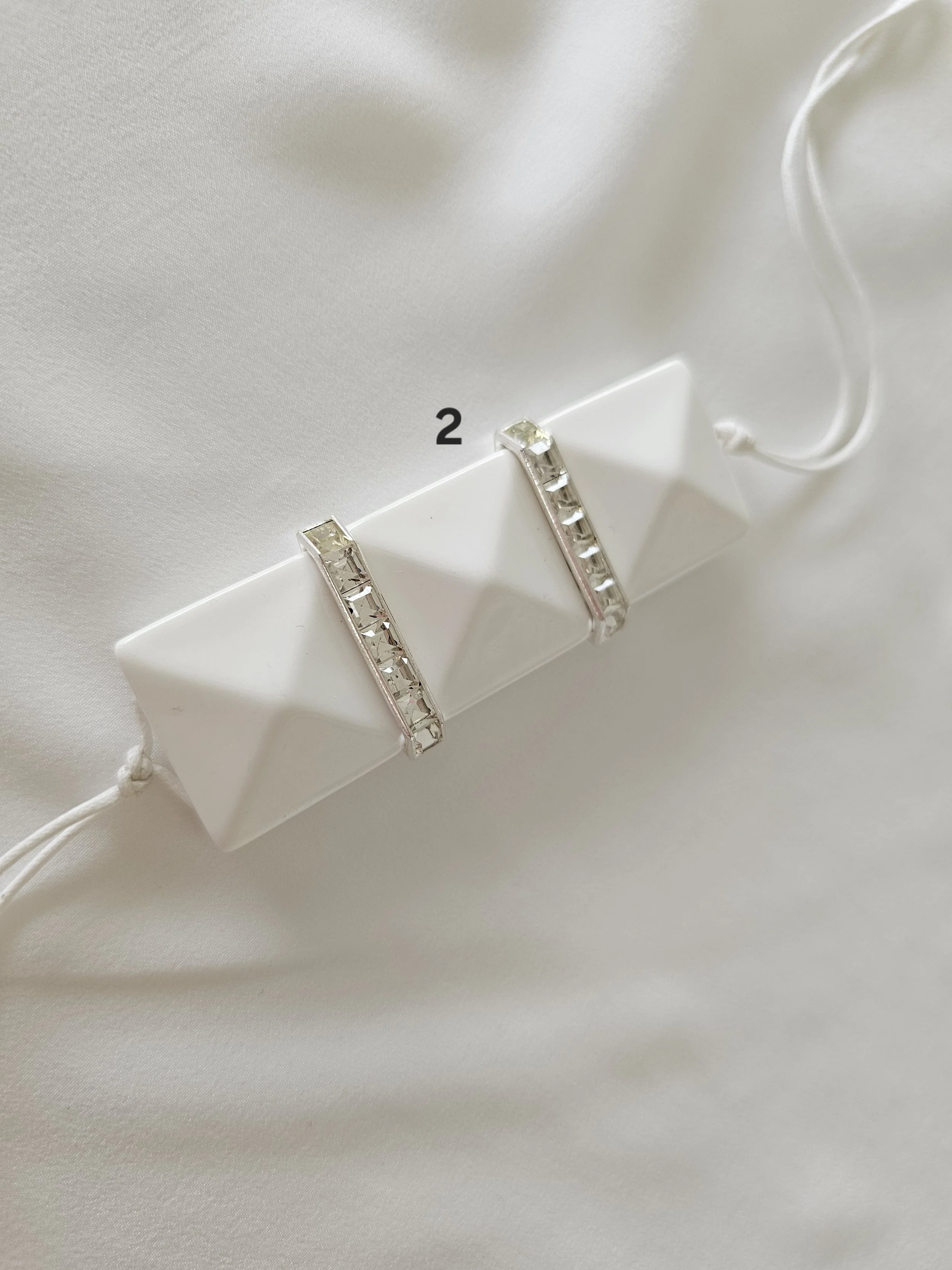 White decorative elements