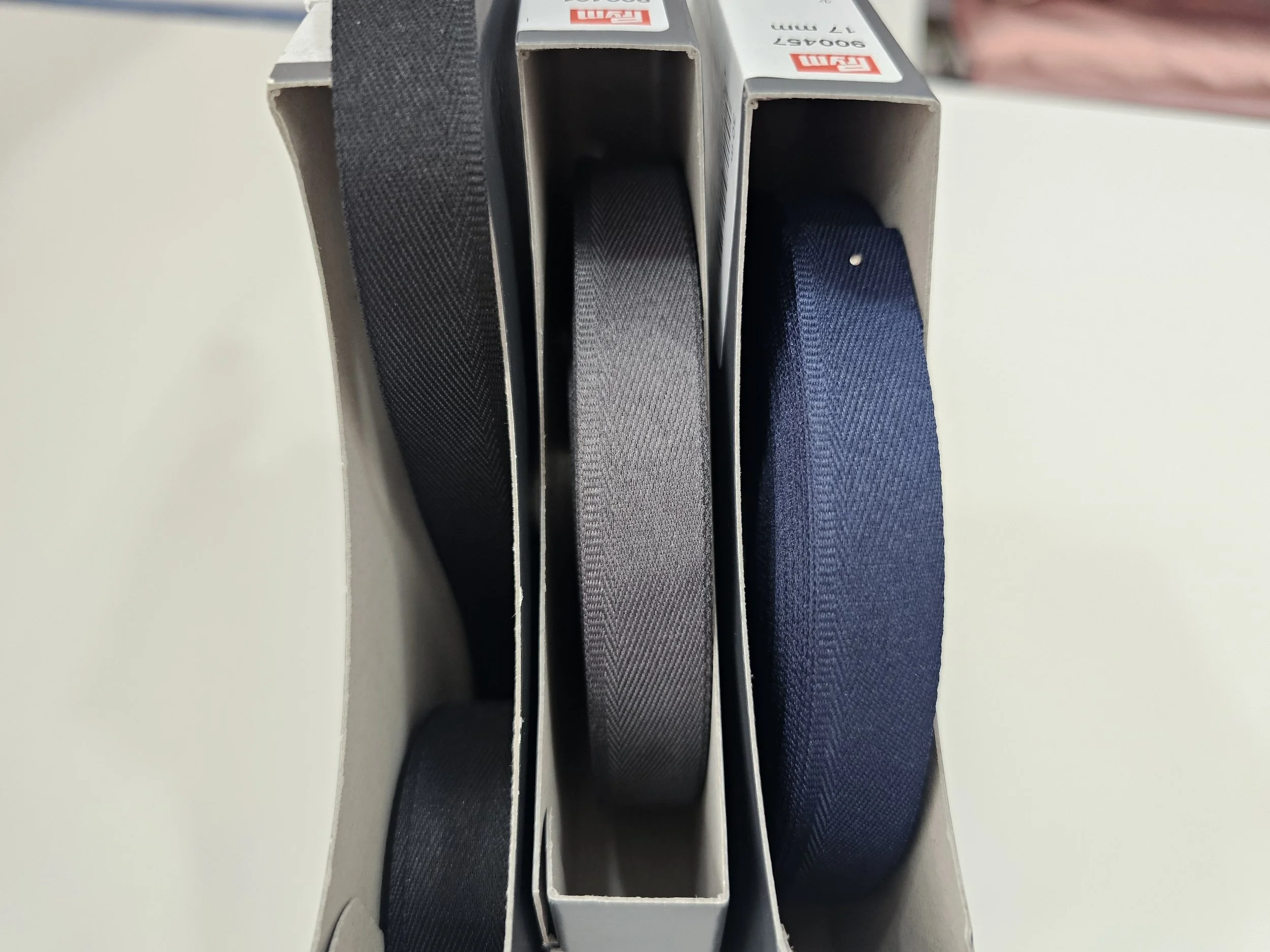 Trouser protector band, polyester/tape