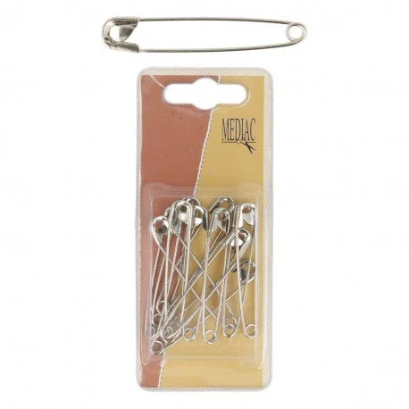 BIG SAFETY PINS 57mm*12 Pcs