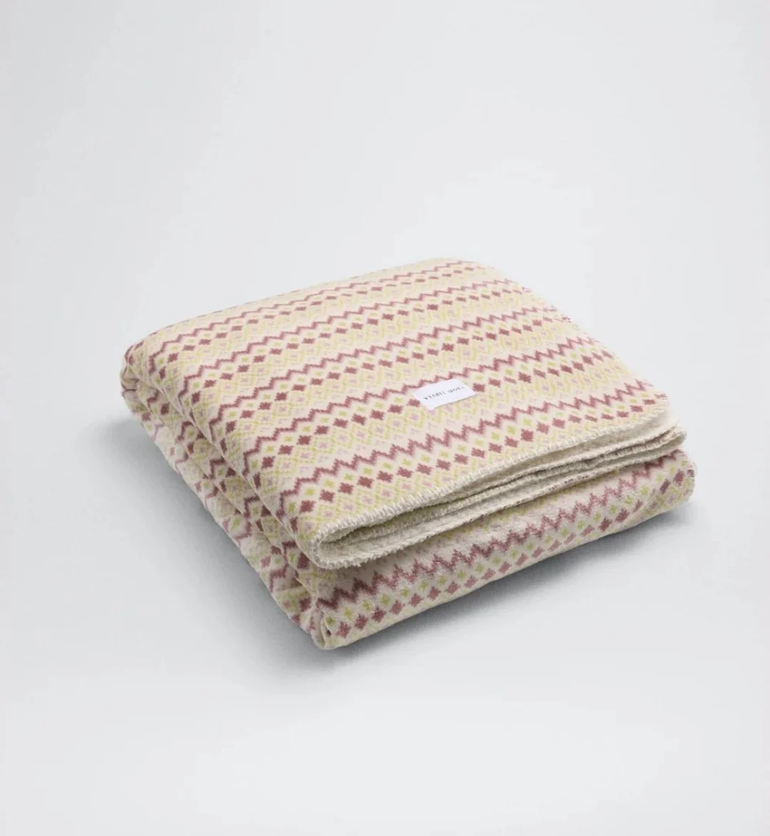 Ethnic print blanket, 130X160cm