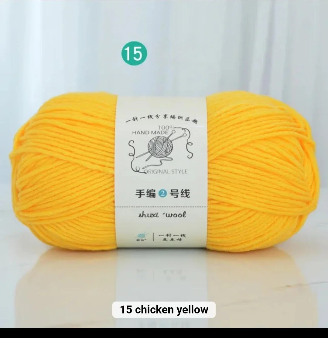 Cotton/Polyester yarn 100g/110m, 3mm diameter