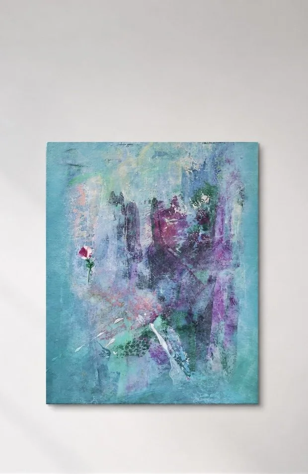 (SOLD) You can call me Rose (62x50 cm)