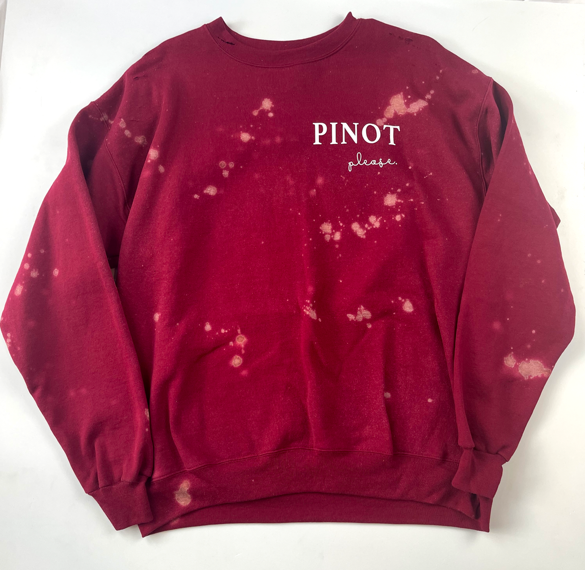 Red-Crewneck-Pinot-Please-with-bleached-design.png