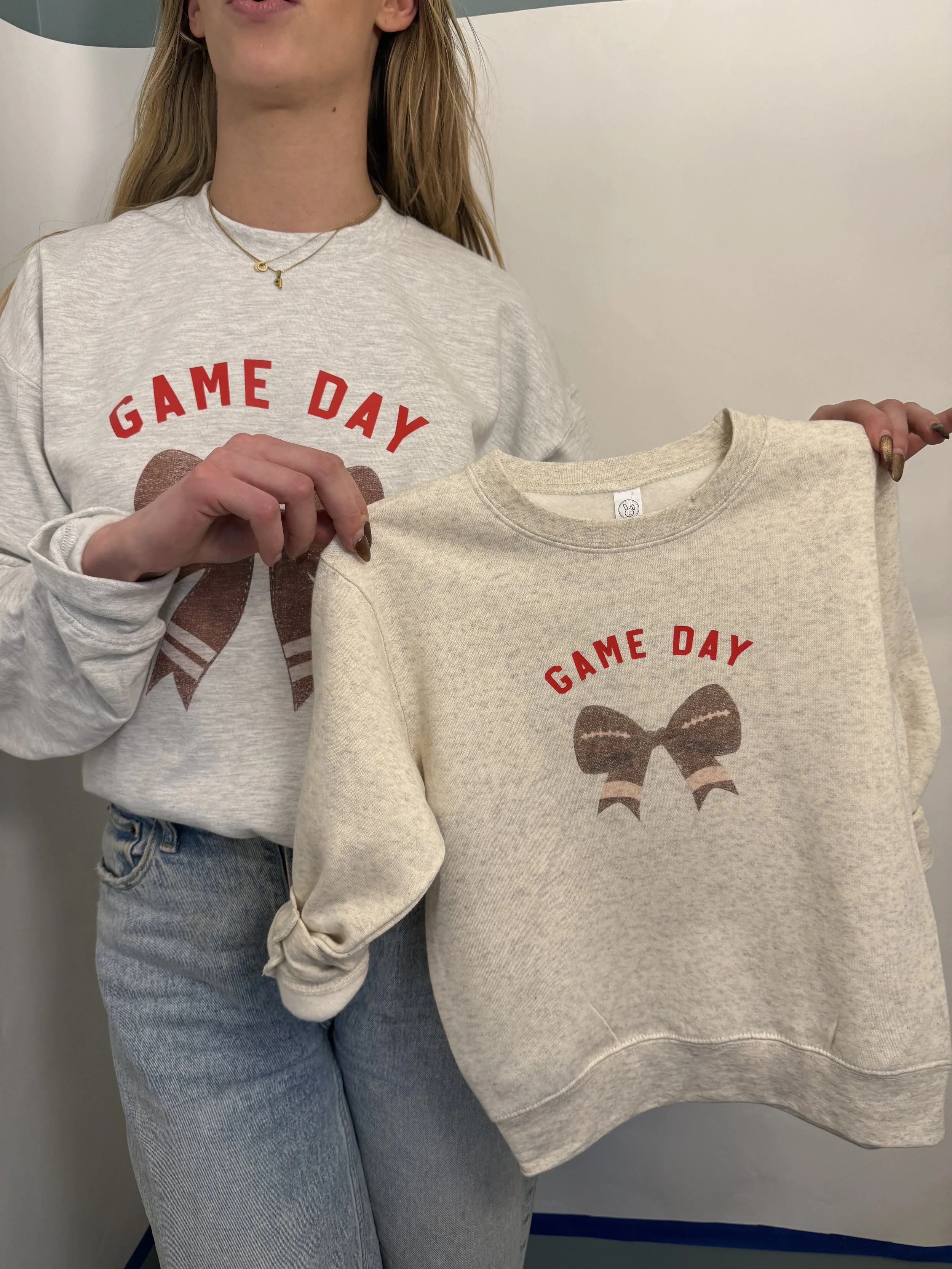 Game Day Bow - Football Adult