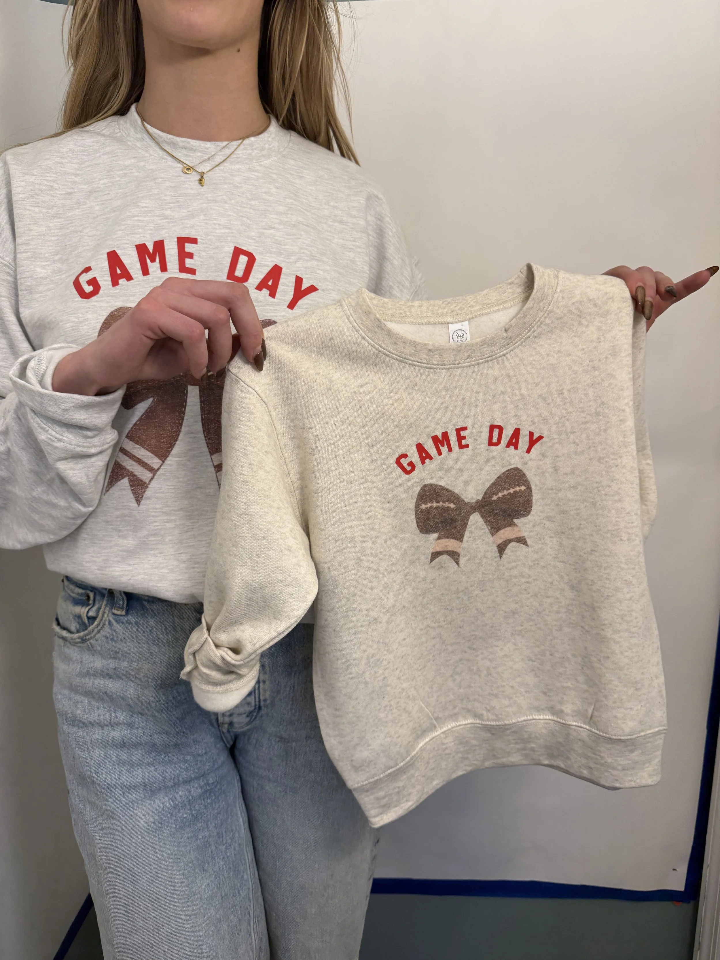 Game Day Bow - Football Kids