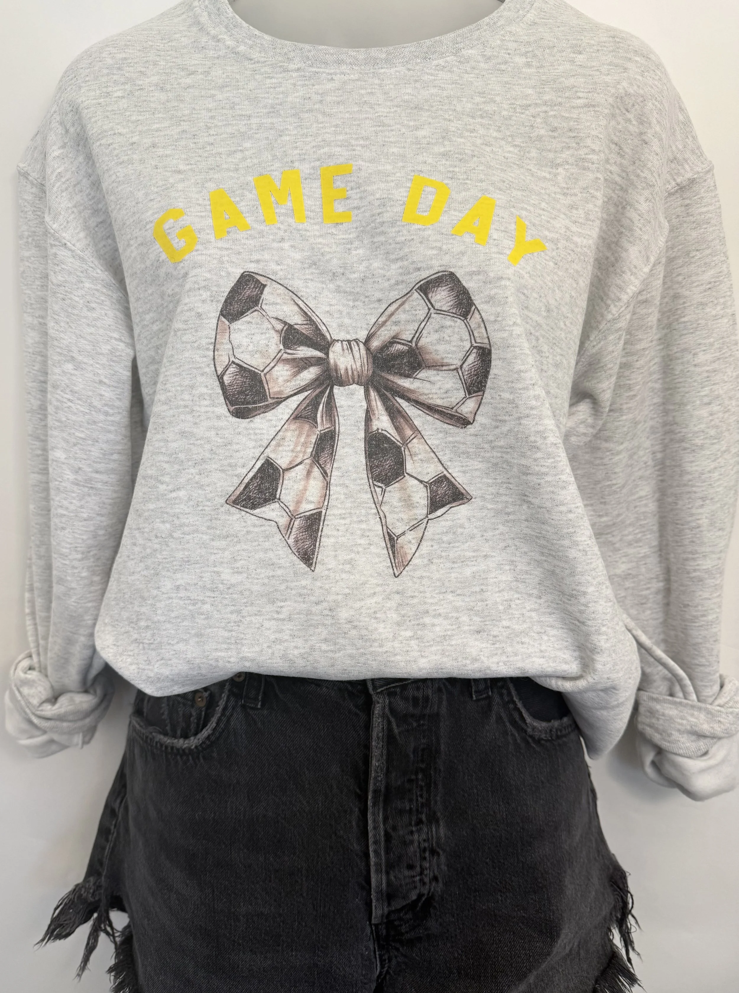 Game Day Bow- Soccer