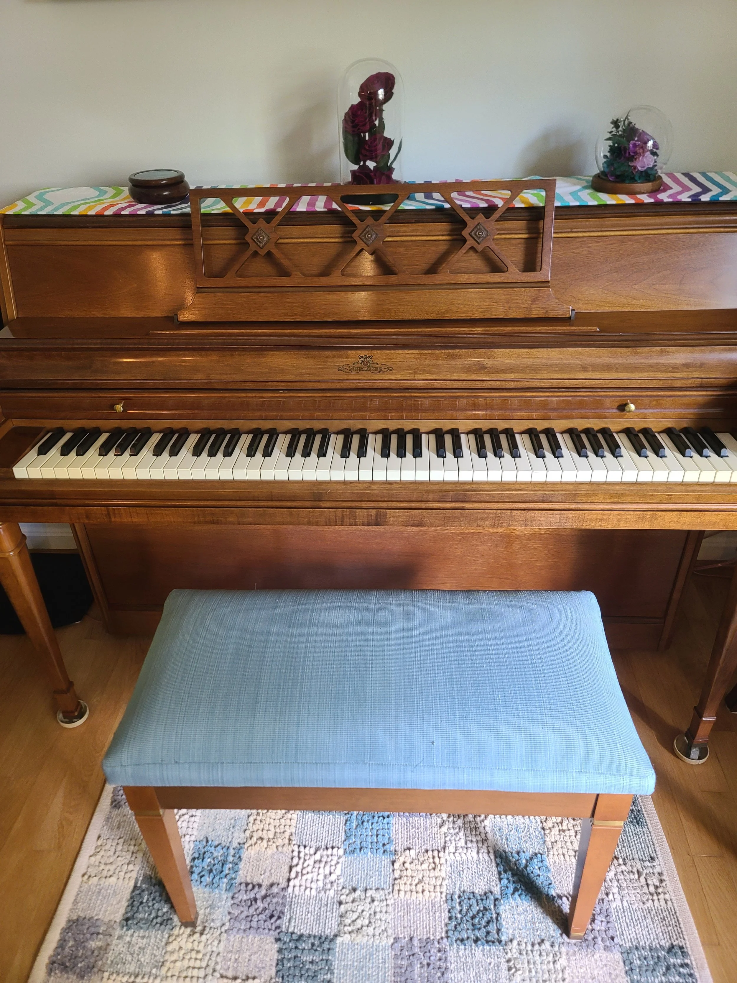 Wurlitzer Upright Piano with Bench
