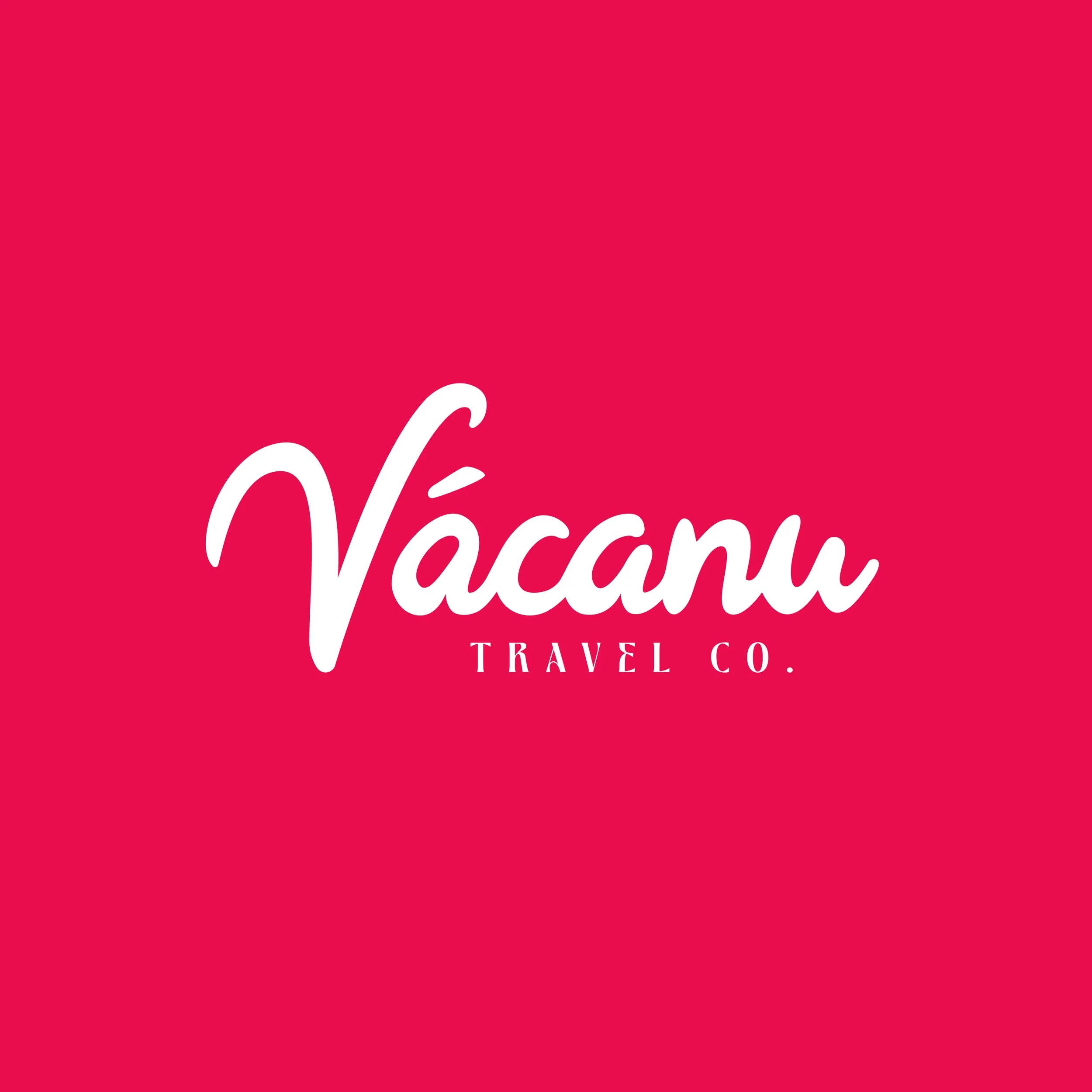 Vácanu Travel Co. – Primary Wordmark