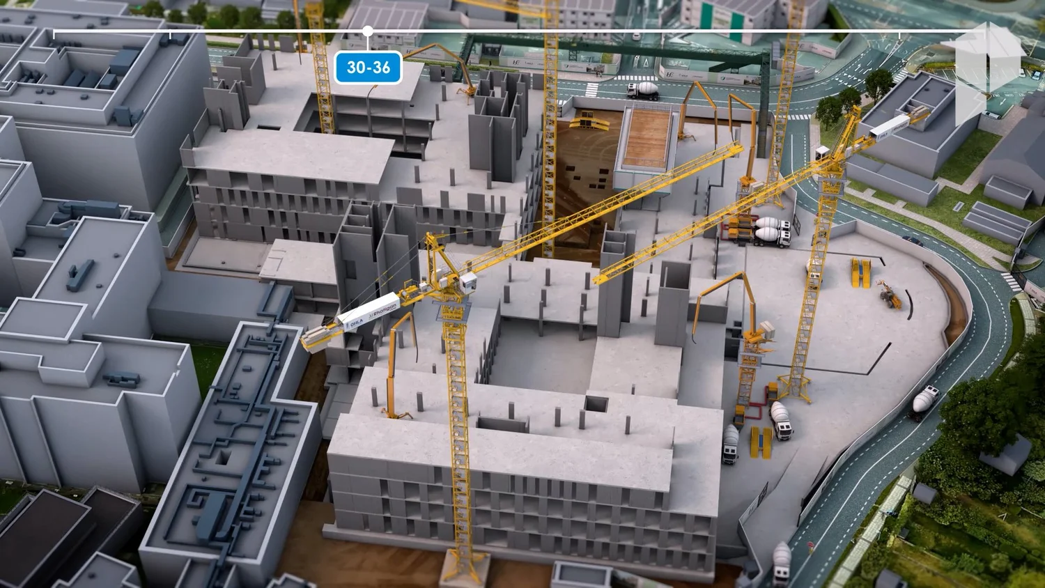 Preconstruct — Let the 4D Talk: construction sequencing and phasing animation