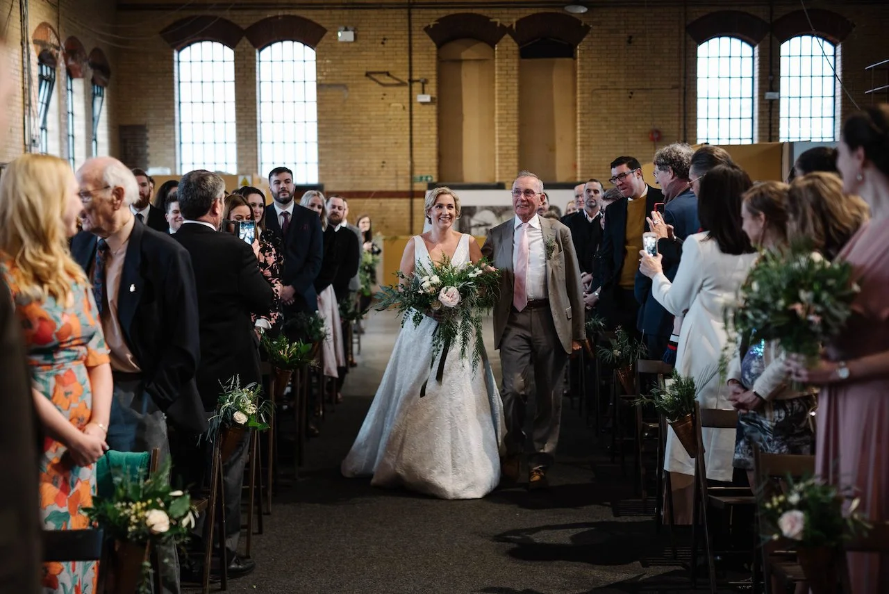 Annabel and Simon’s sophisticated Kelham Island Museum wedding