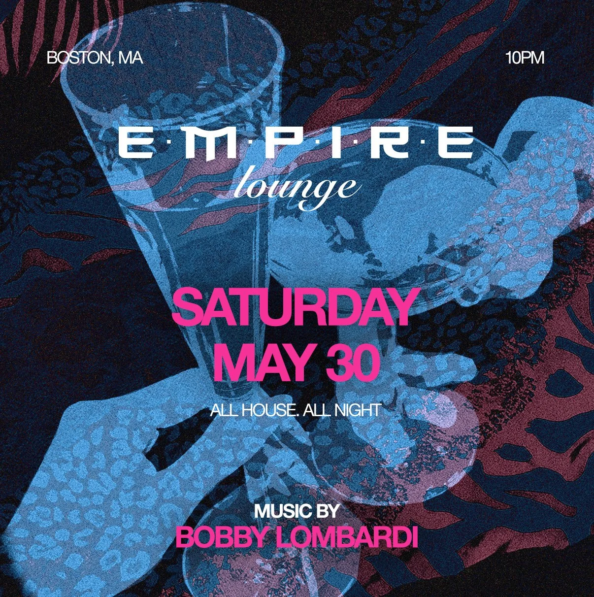 Saturday May 30 DJ BOBBY LOMBARDI