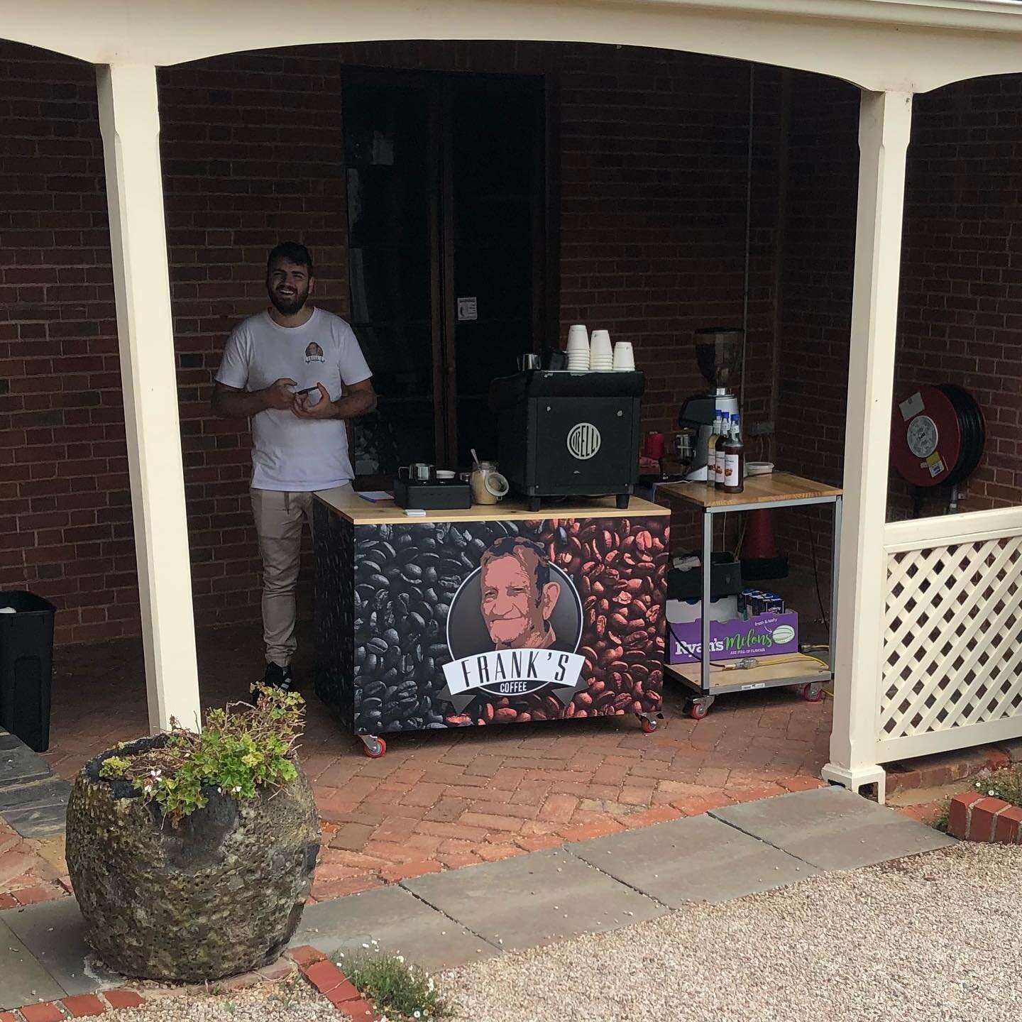 Thinking your next event needs great-tasting barista made coffee? Look no further than Frank&rsquo;s Coffee SA!

We offer a range of packages to suit your needs and are always happy to tailor our services to make our time with you as memorable as pos