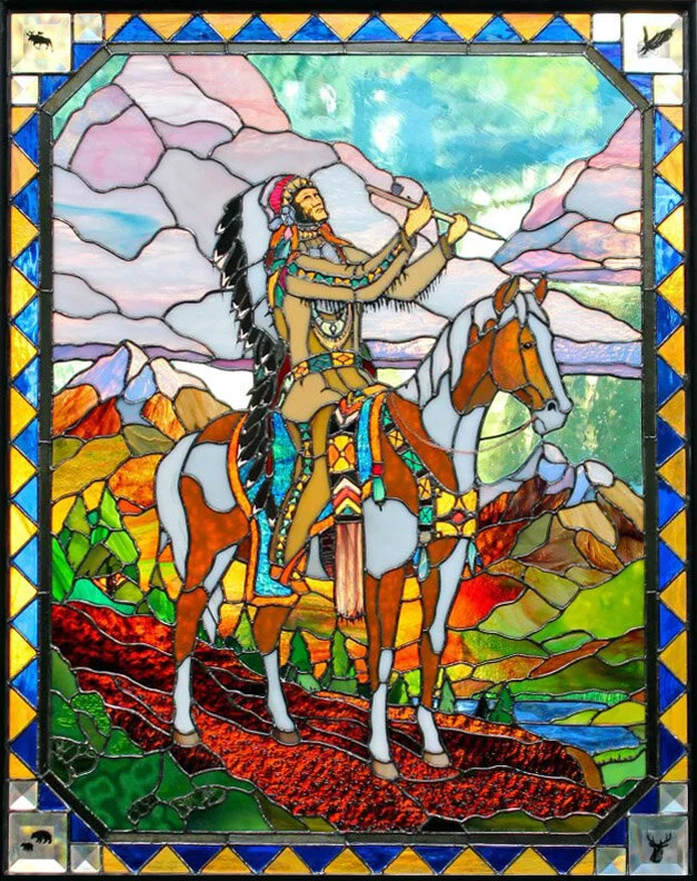 Native American on Horse