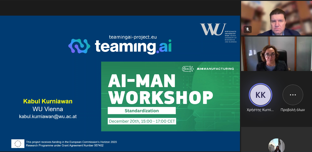 ICT-38 Projects: AI4Manufacturing Standardization Workshop