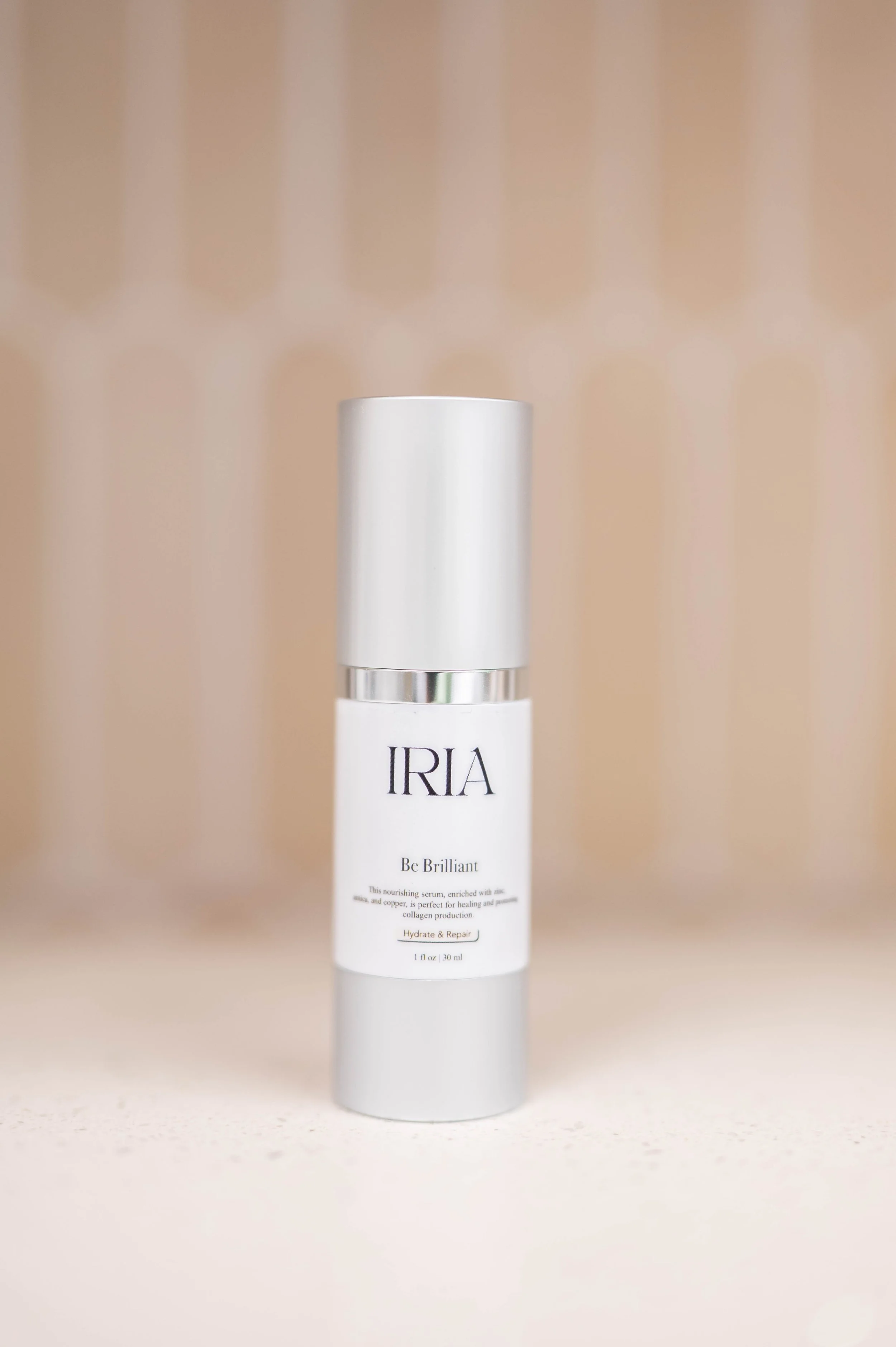 Healing and firming skincare.