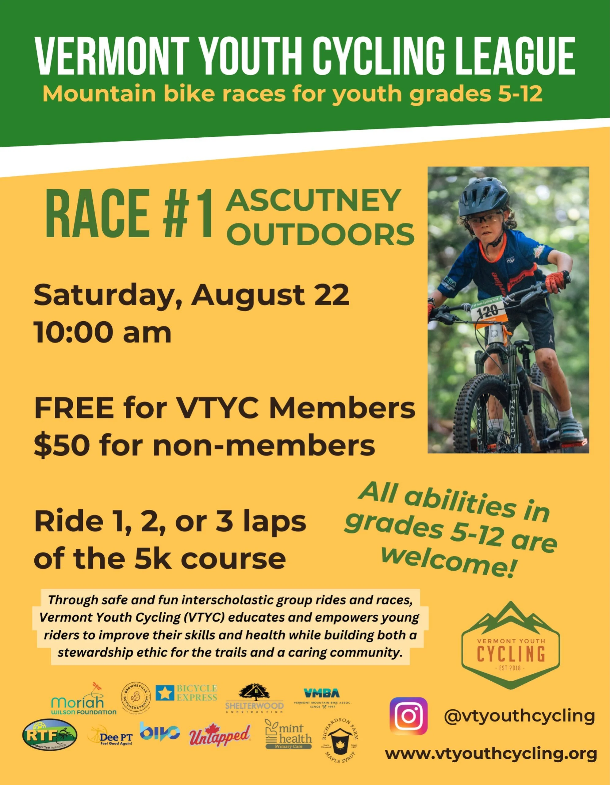 Our first race is just three weeks away&hellip;are you registered? We can&rsquo;t wait to see you at @ascutneyoutdoors for our series kick off!

MEMBERS RACE FREE so lock in your seasonal membership and take advantage of all member benefits (like a c