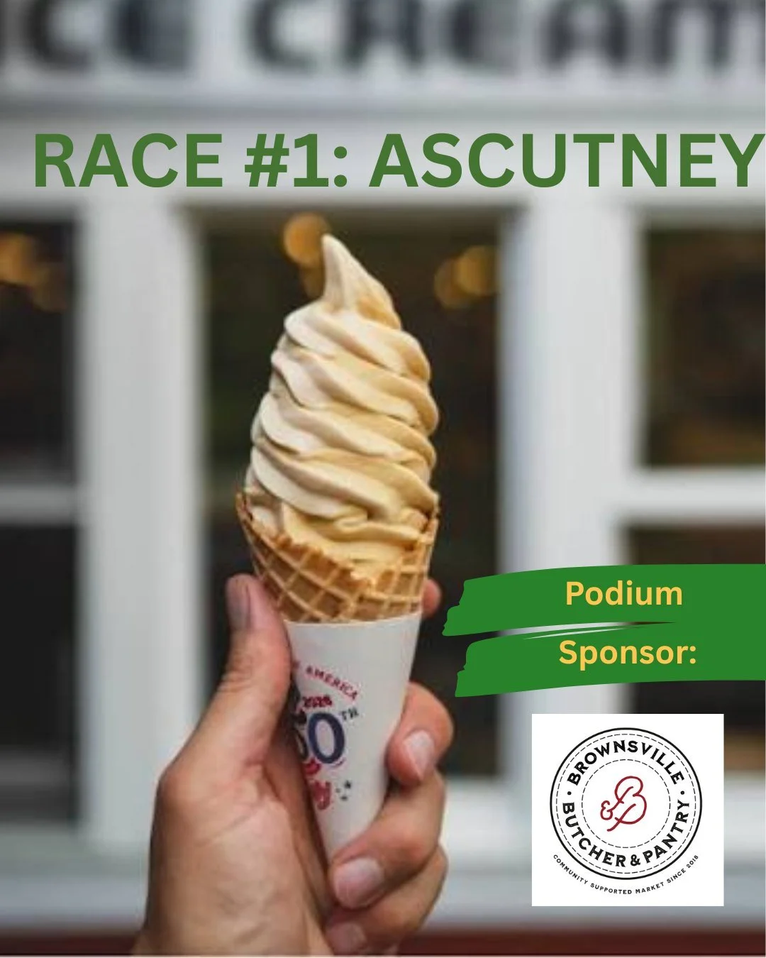 Another year of a deeeeelicious podium sponsored by our friends at @brownsvillebutcher. Whether you walk away with a creemee coupon or not, please visit the store for all of your pre- and post-race fueling needs! Its a gem, and we're lucky to have th