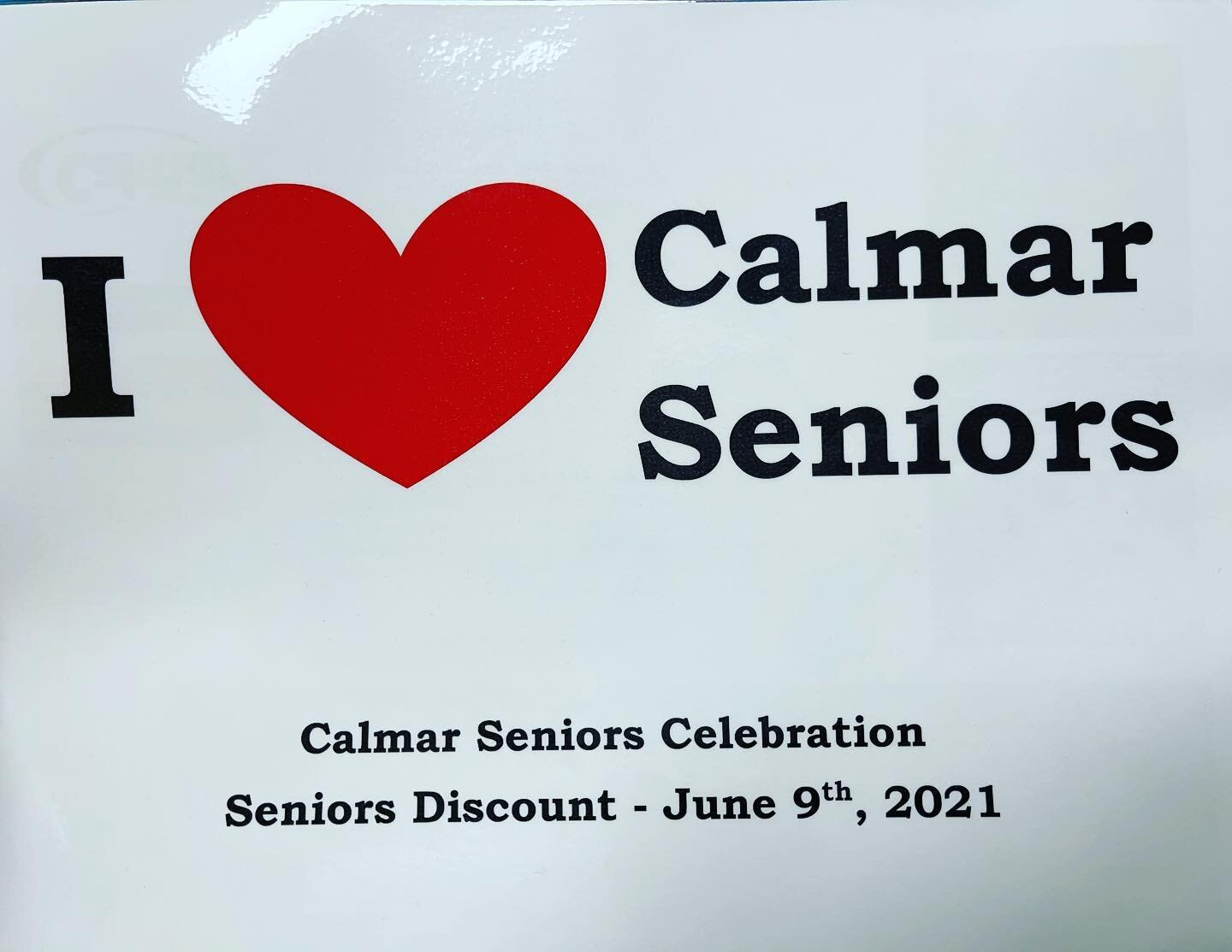 Tell your neighbors! All seniors receive 10% off their purchase {excluding lumber} WEDNESDAY JUNE 9 only! #supportlocal #shoplocal #hlh #calmar #seniors #seniorsdiscount #thankyou #2021 #june2021