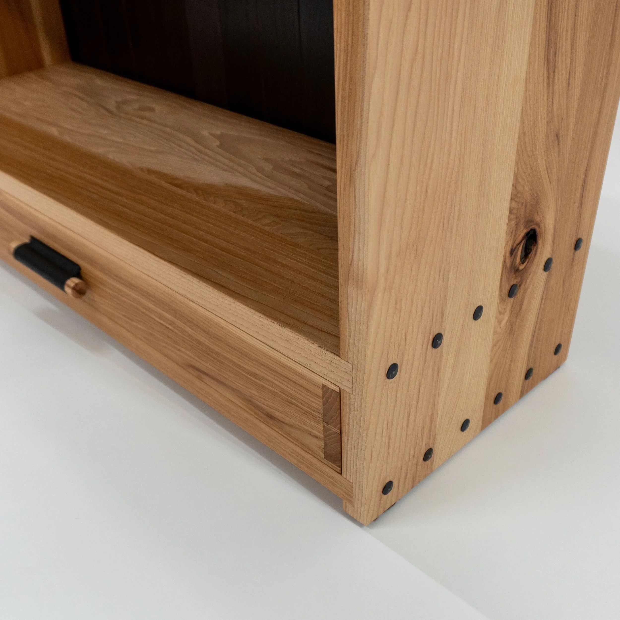 Thucydides Bookcase bottom in hickory