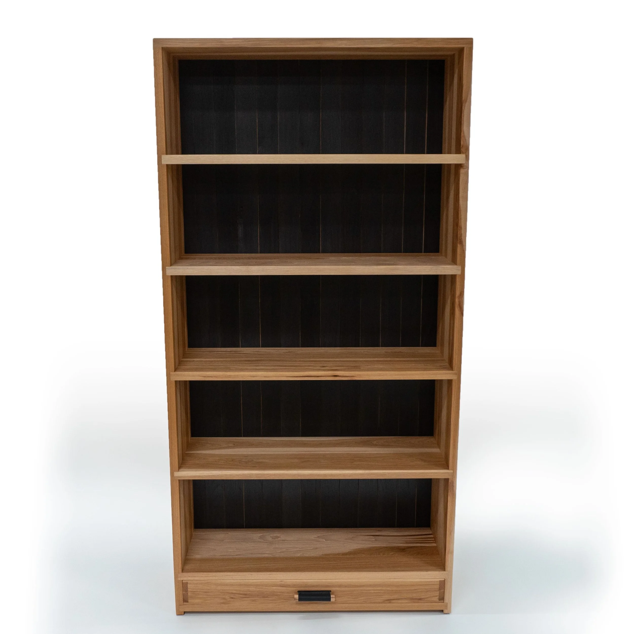 Thucydides Bookcase front in hickory