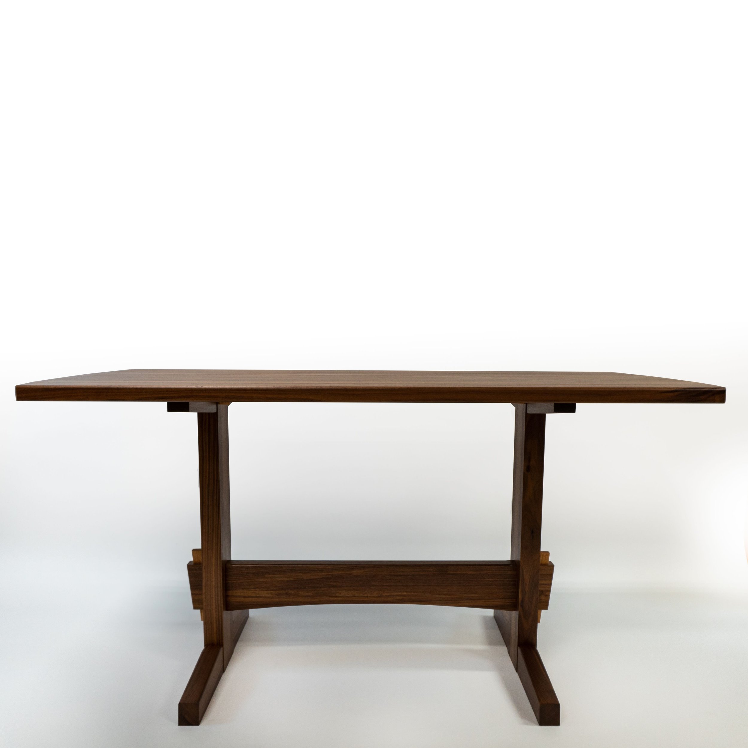 Pericles Table front in black walnut