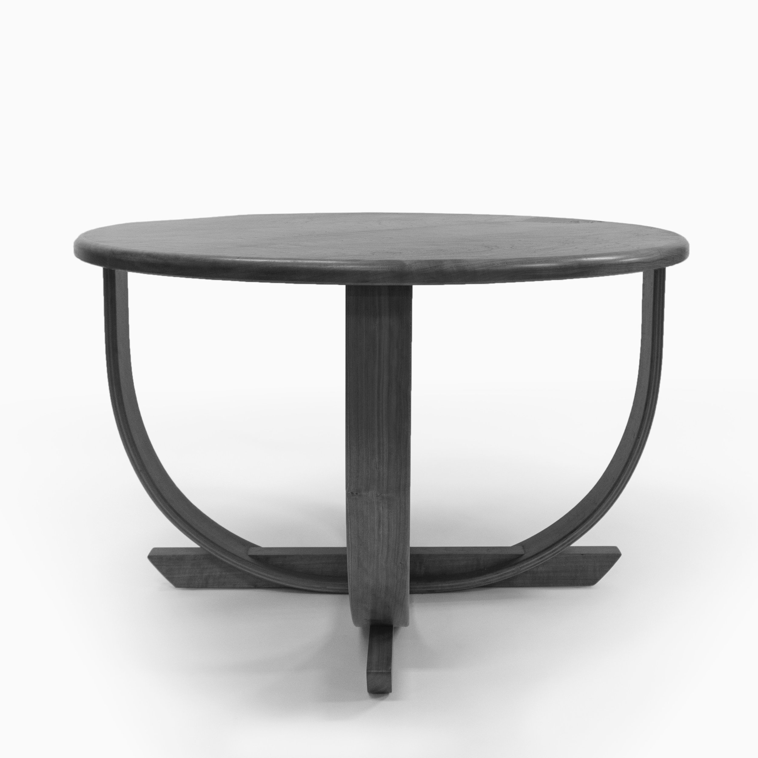 Image of a custom cherry breakfast table.