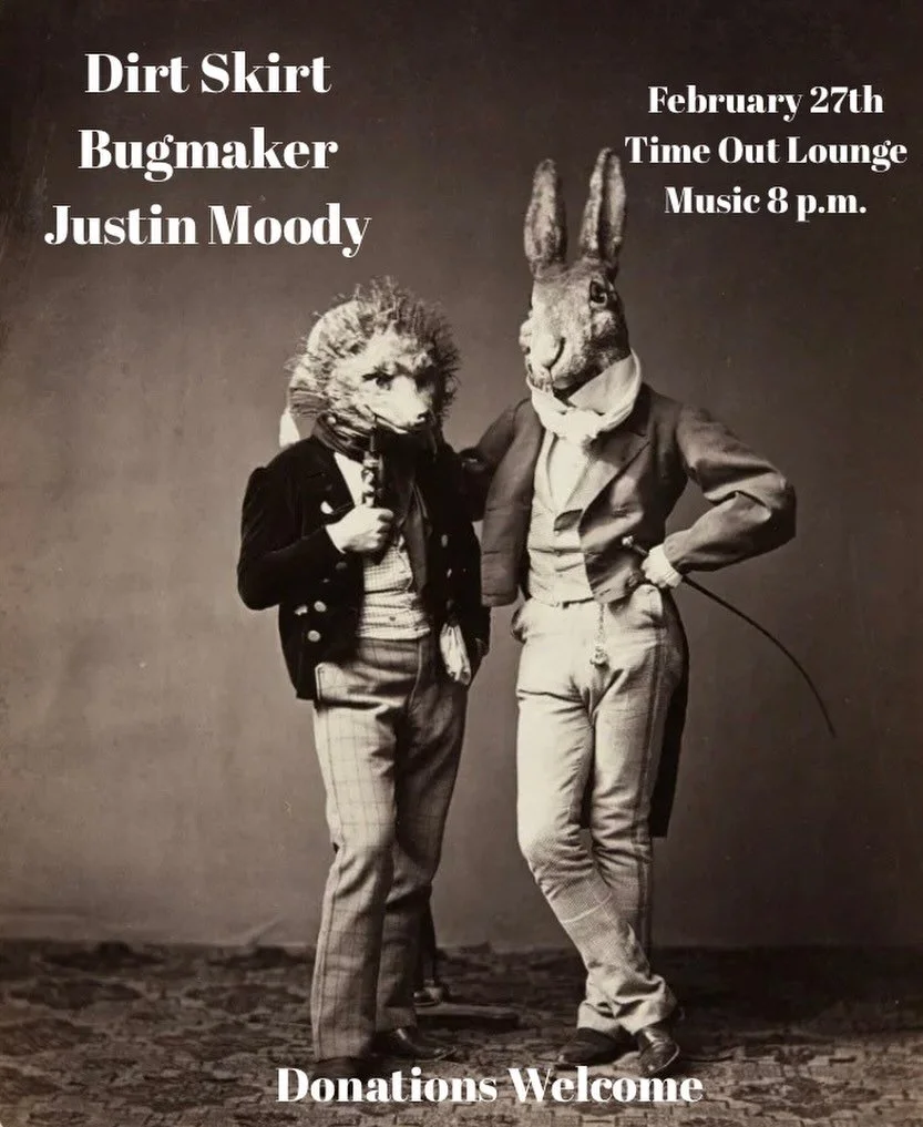 Our next show is coming up on February 27th at Time Out Lounge! We will be playing alongside excellent bois @crustinjudy and @bugmakerband 🐛