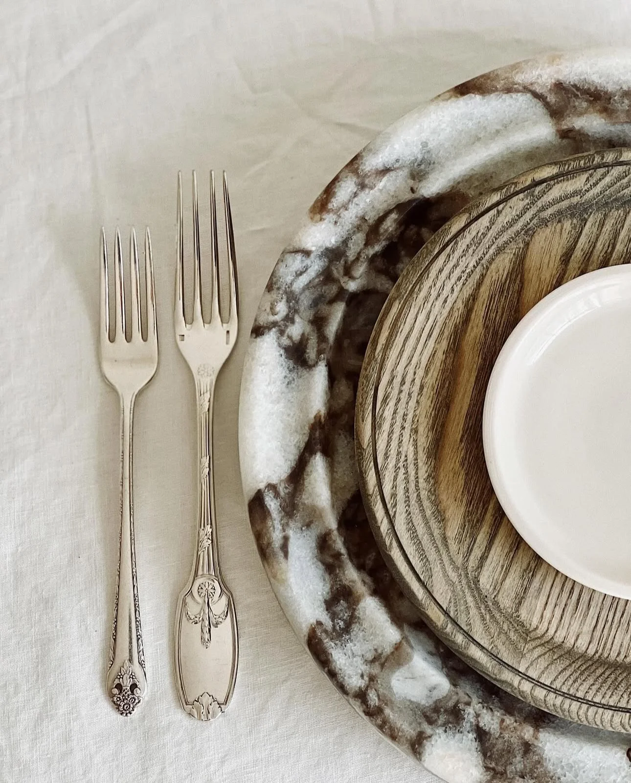 (Former Rental Collection) Crafted Wooden Plate