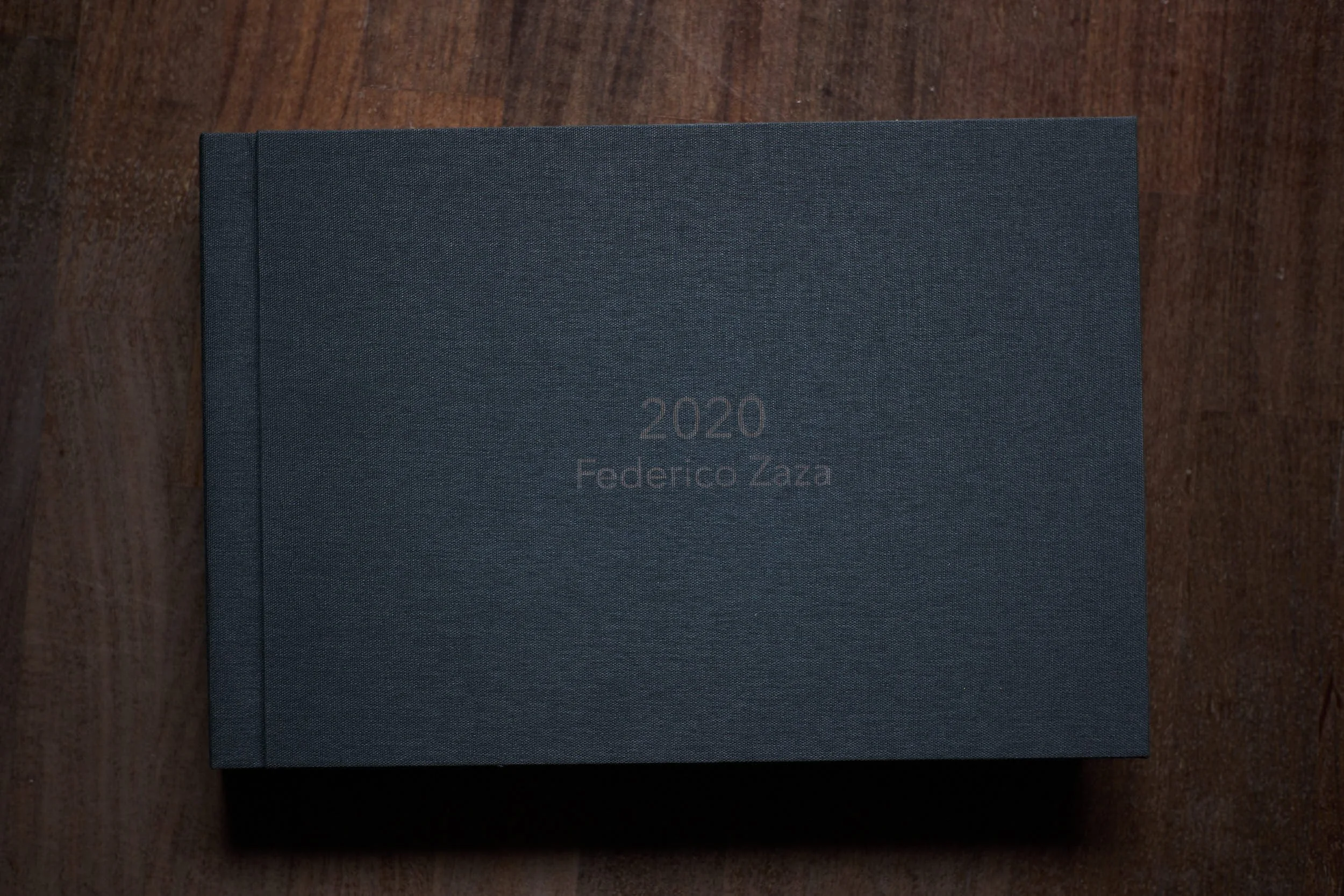 Limited-edition book / Cover of “2020”, a limited-edition photography book by Federico Zaza.