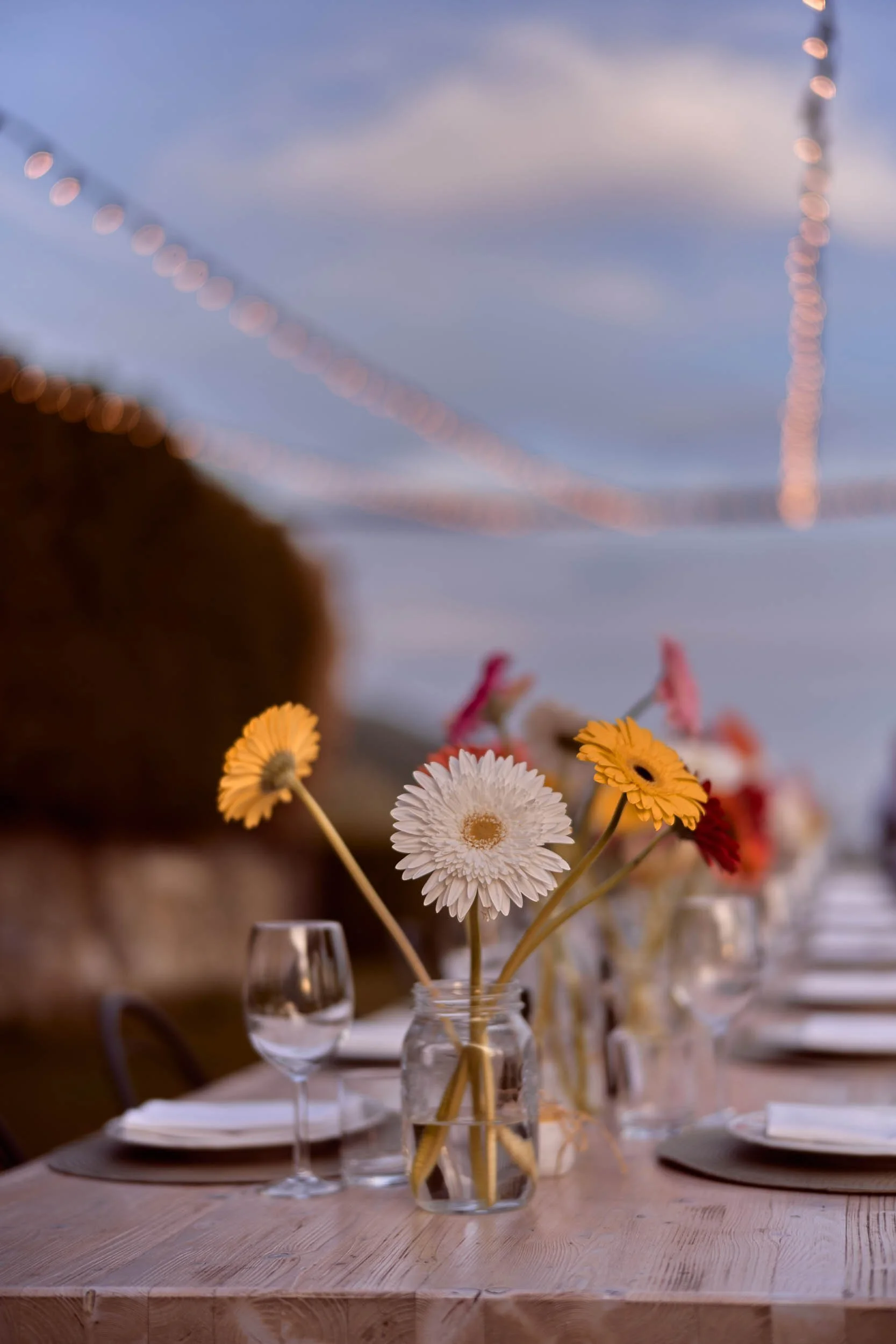 Floral arrangement on the imperial table
