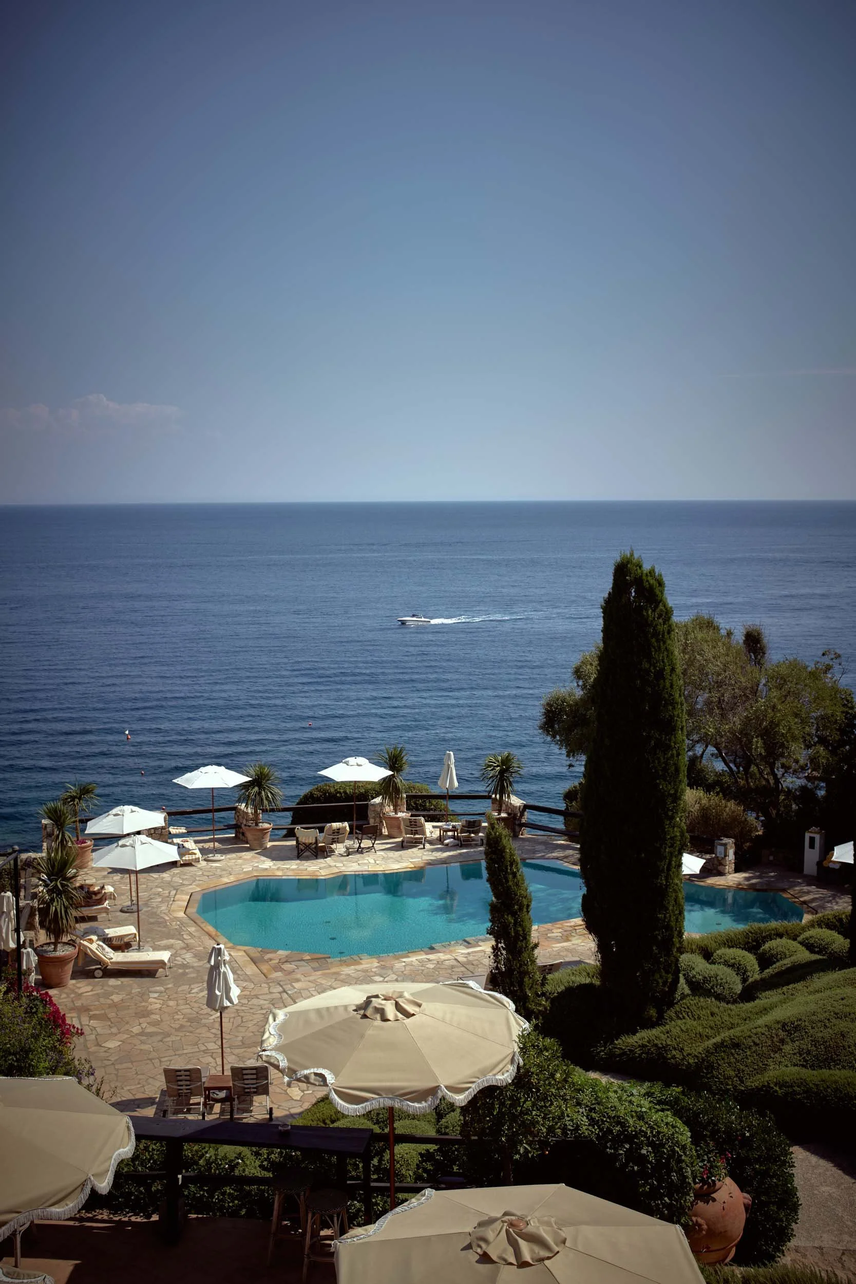 View from Hotel Il Pellicano in Porto Ercole, Monte Argentario, Italy