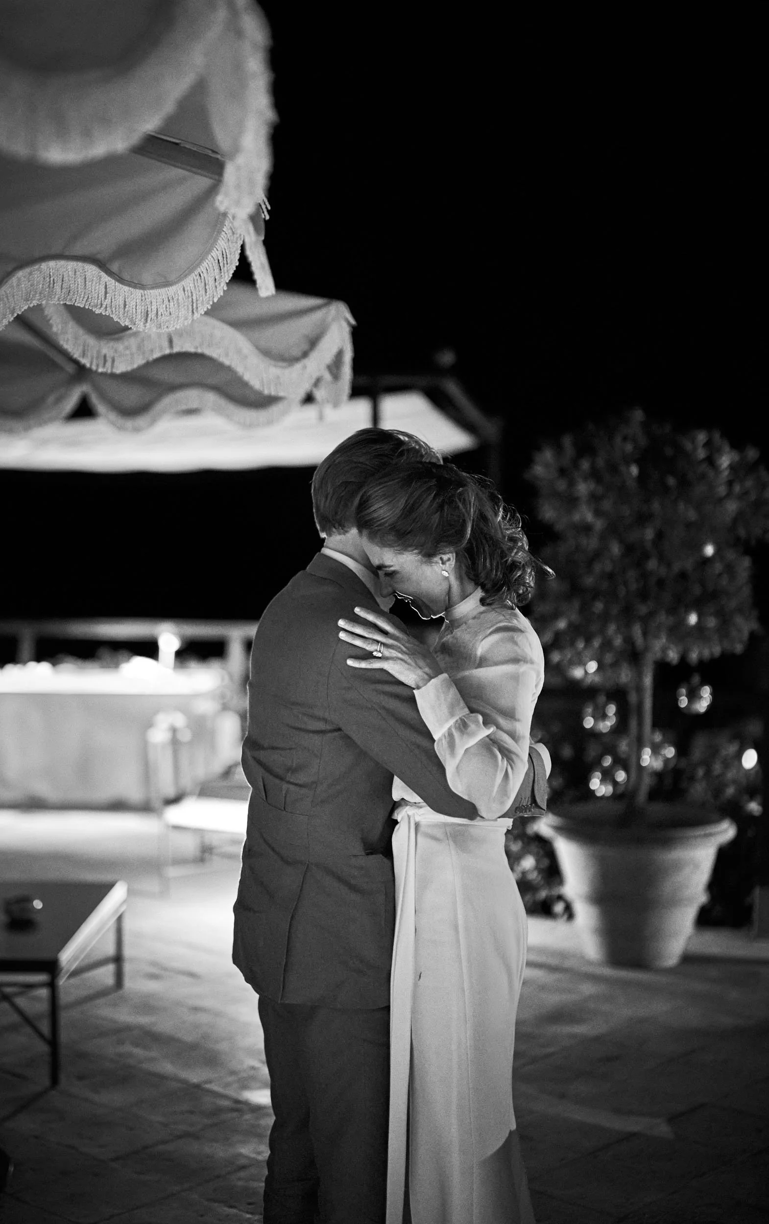 Bride and groom's first dance