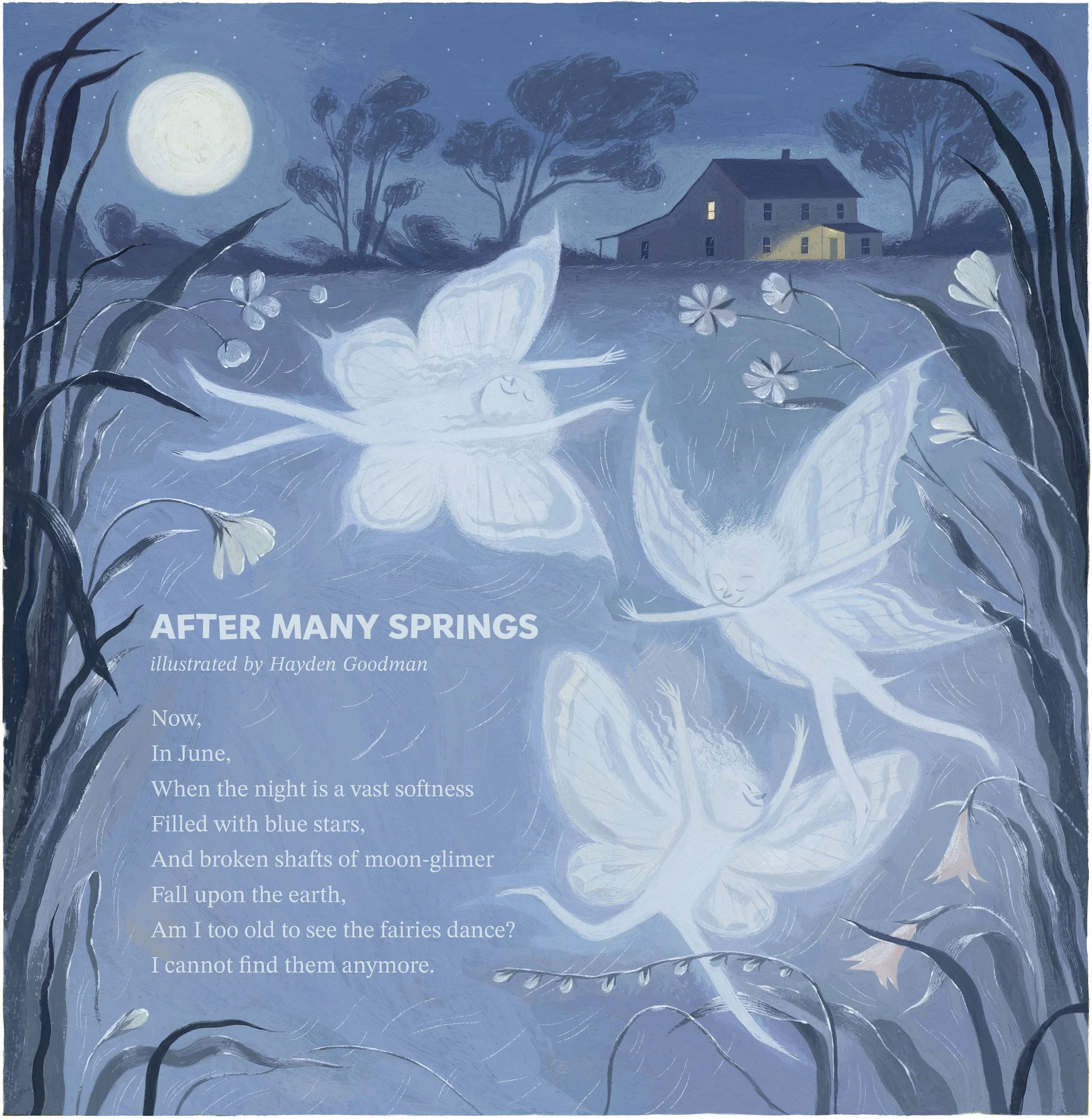  After Many Springs /   “Melodies of the Weary Blues: Classic Poems Illustrated for Young People”    by Langston Hughes &amp; compiled by Shamar Knight-Justice  