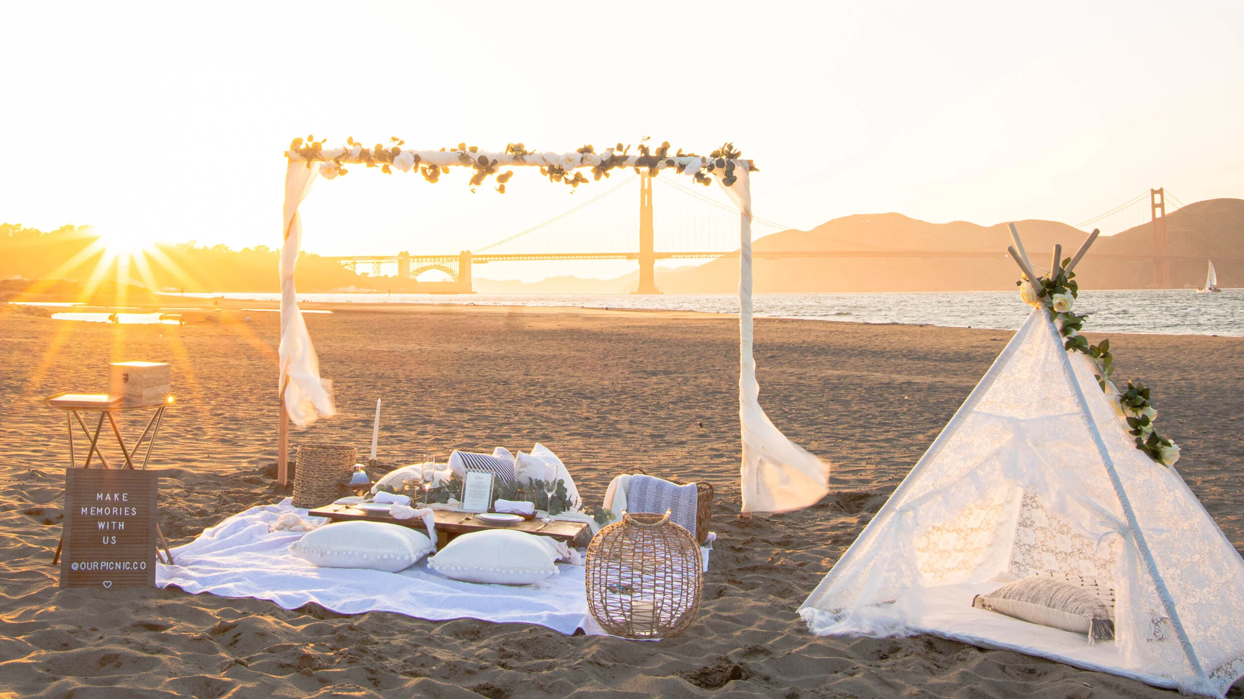 Our Picnic + Co SF Bay Area Luxury Outdoor Picnics