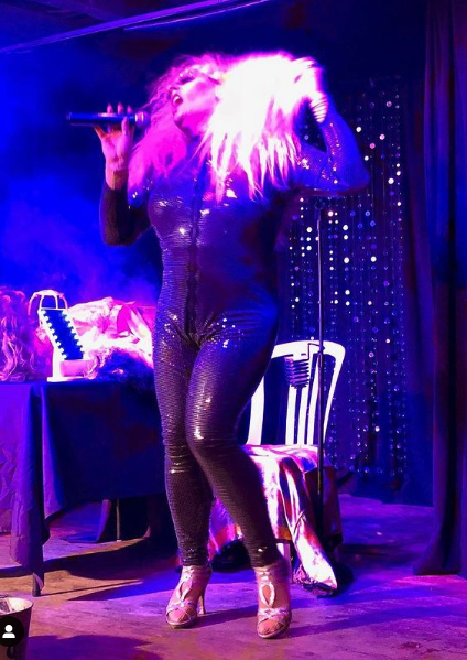 Custom sequin bodysuit for https://www.instagram.com/missdavidajones/