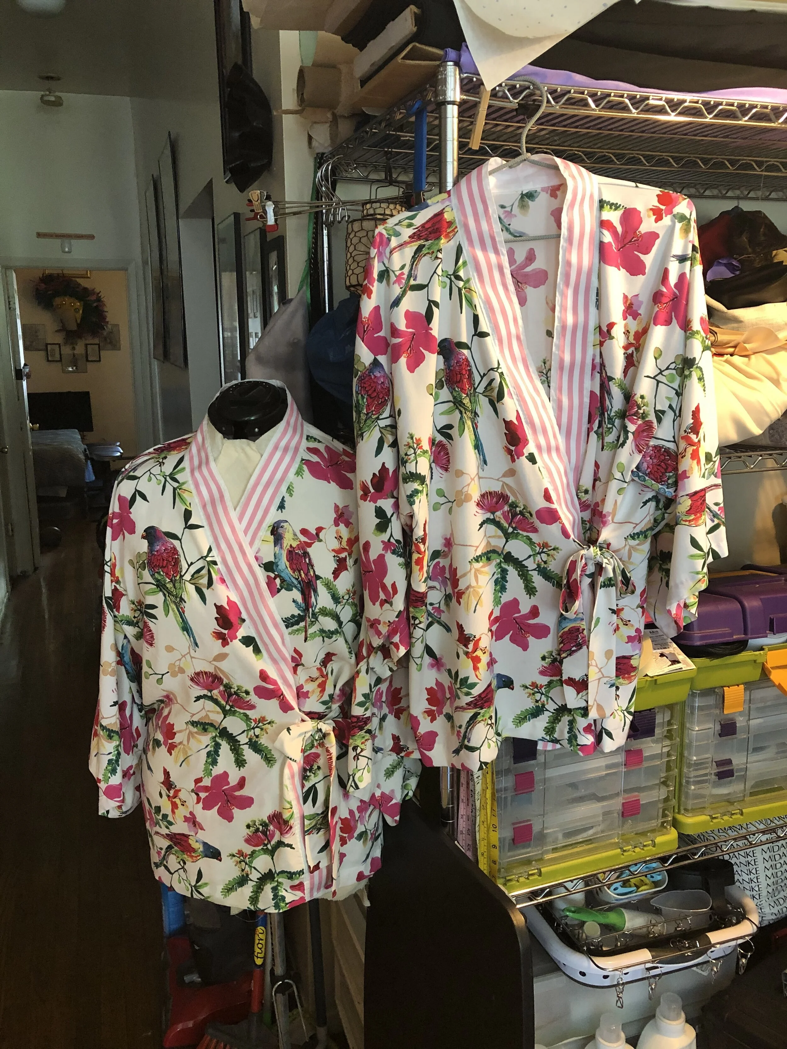 Dressing robes for my nieces