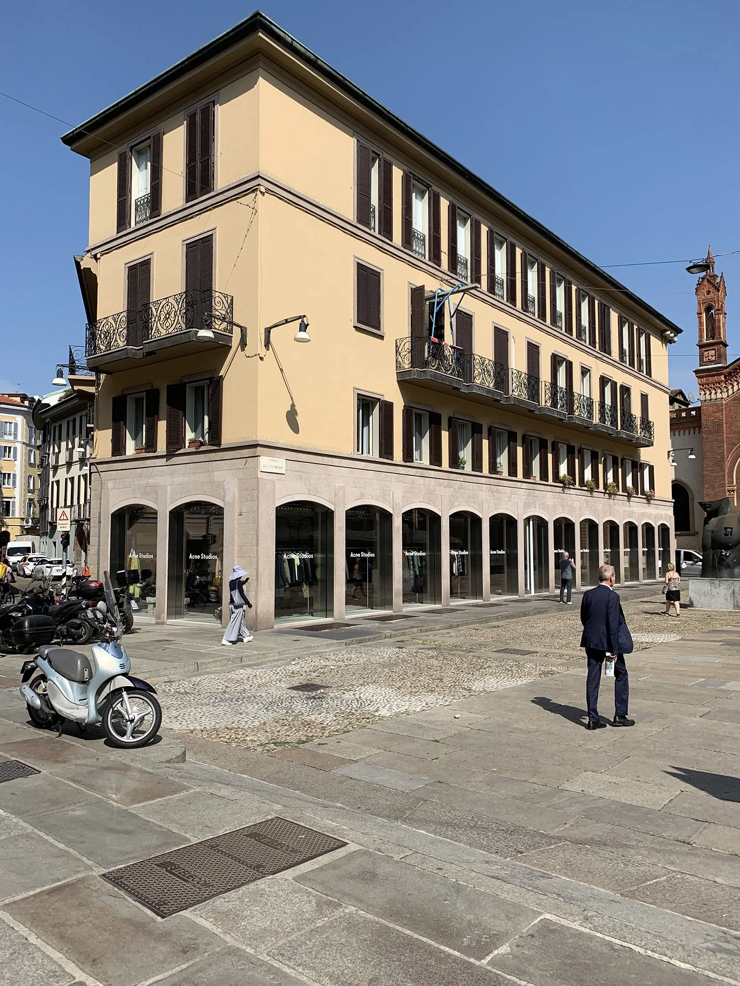 Blick auf die Piazza del Carmine
(Photo: AndreasThiele.Architekten)