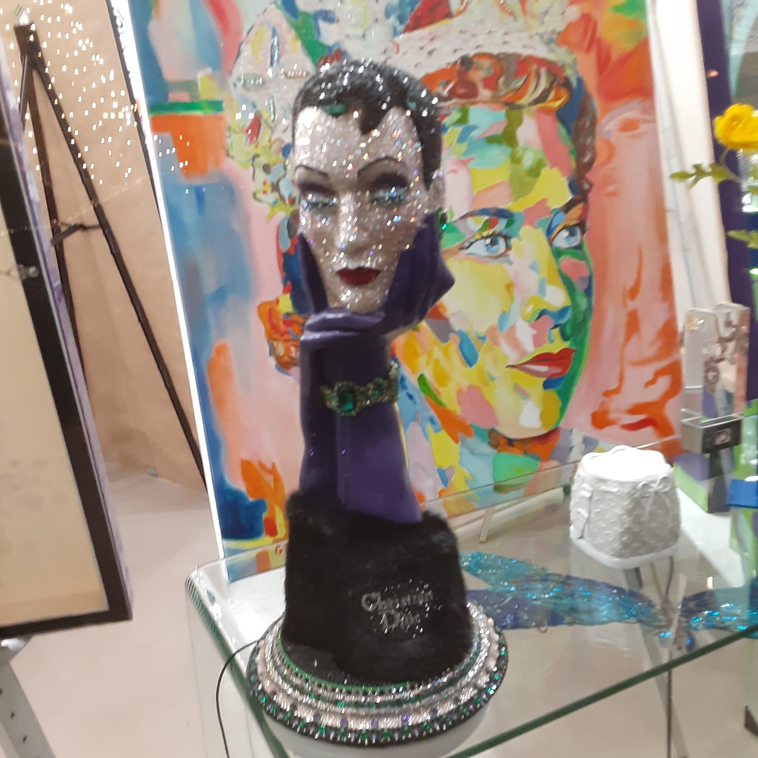 J'Adore Dior moved to window with stunning painting in background