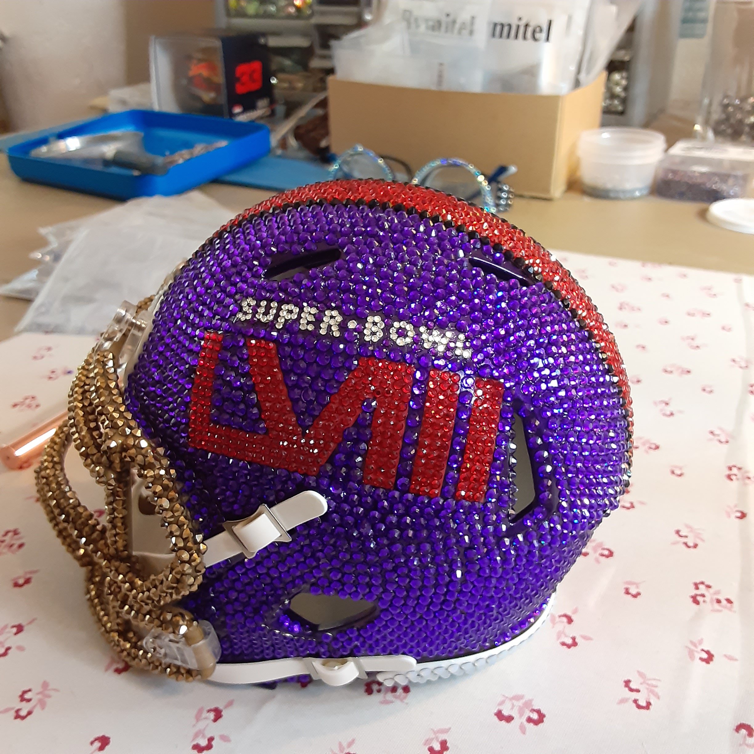 Las Vegas Super Bowl Collectible Left side